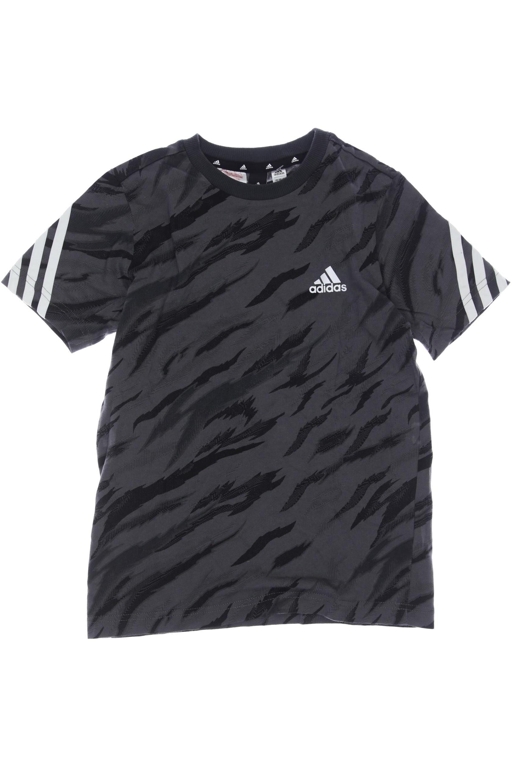 

adidas Herren T-Shirt, grau, Gr. 140
