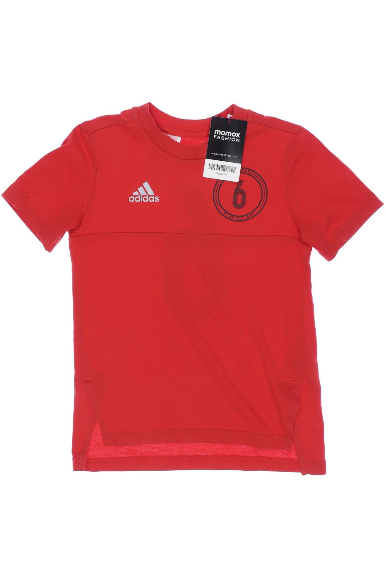 

adidas Jungen T-Shirt, rot, Gr. 122