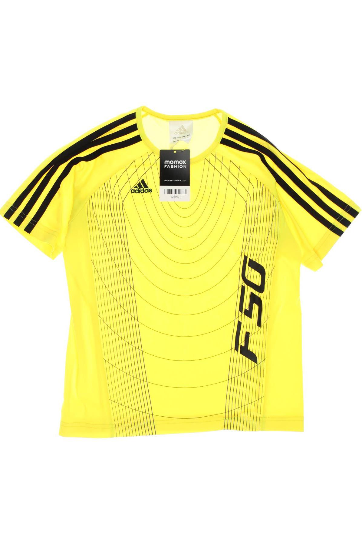 

adidas Herren T-Shirt, gelb, Gr. 140