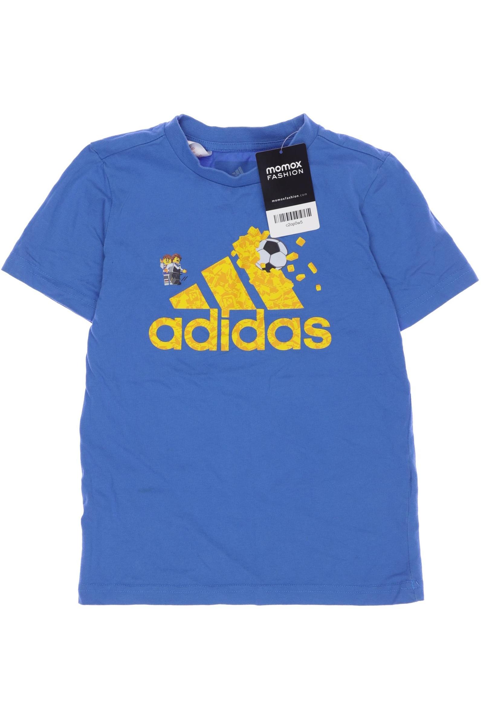 

adidas Herren T-Shirt, blau, Gr. 128