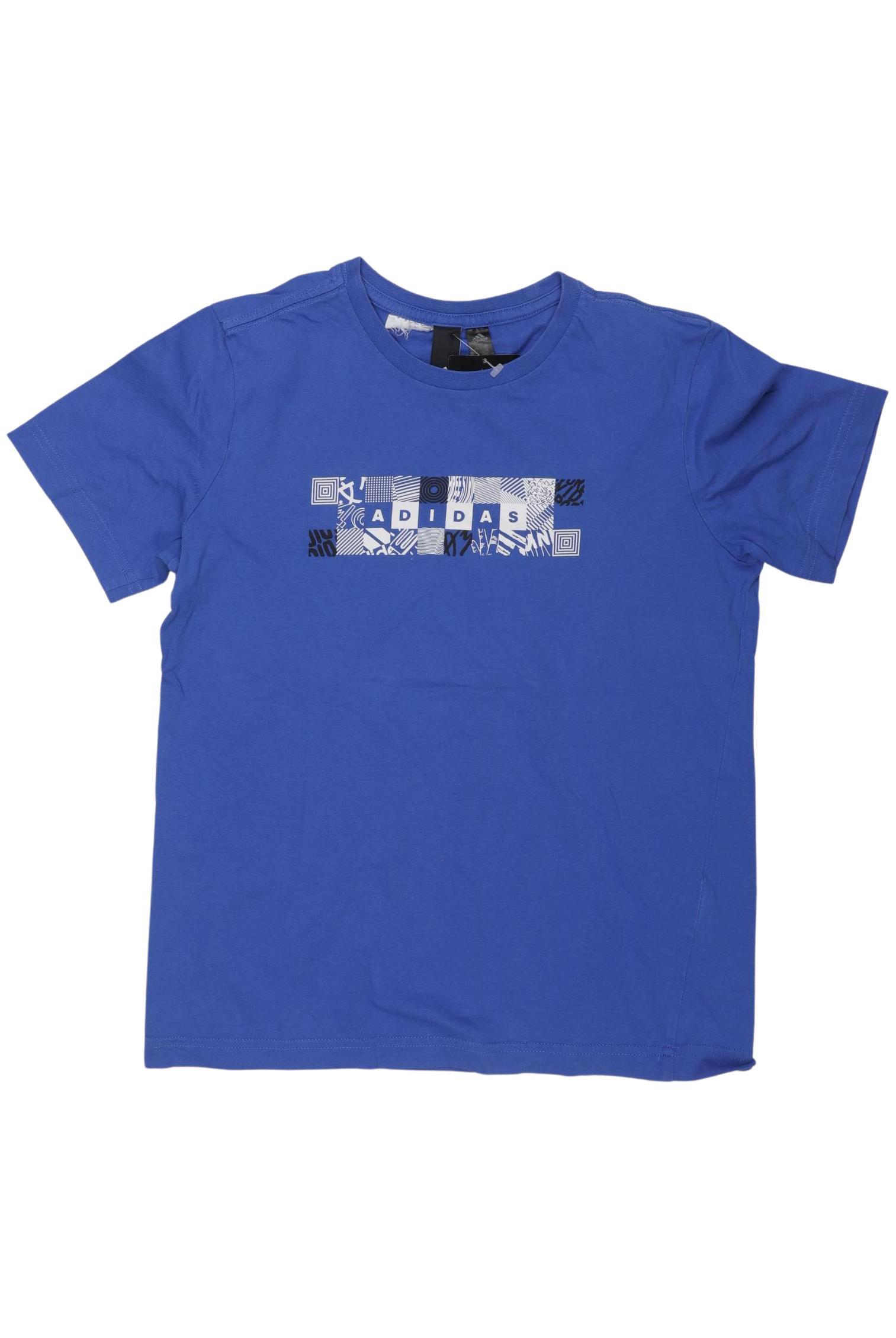 

adidas Jungen T-Shirt, blau, Gr. 152