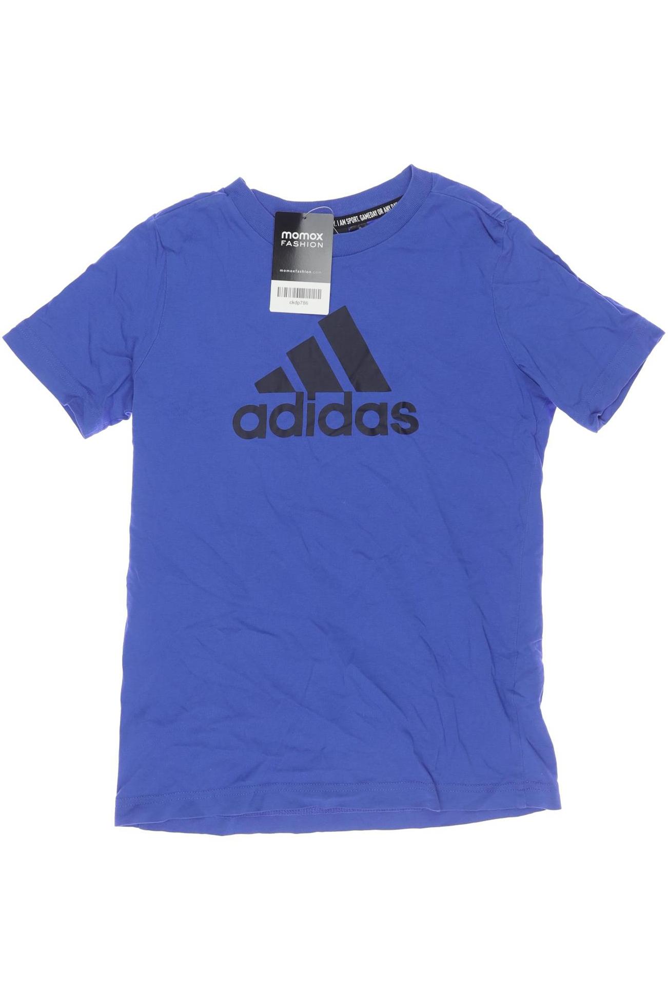 

adidas Herren T-Shirt, blau, Gr. 140
