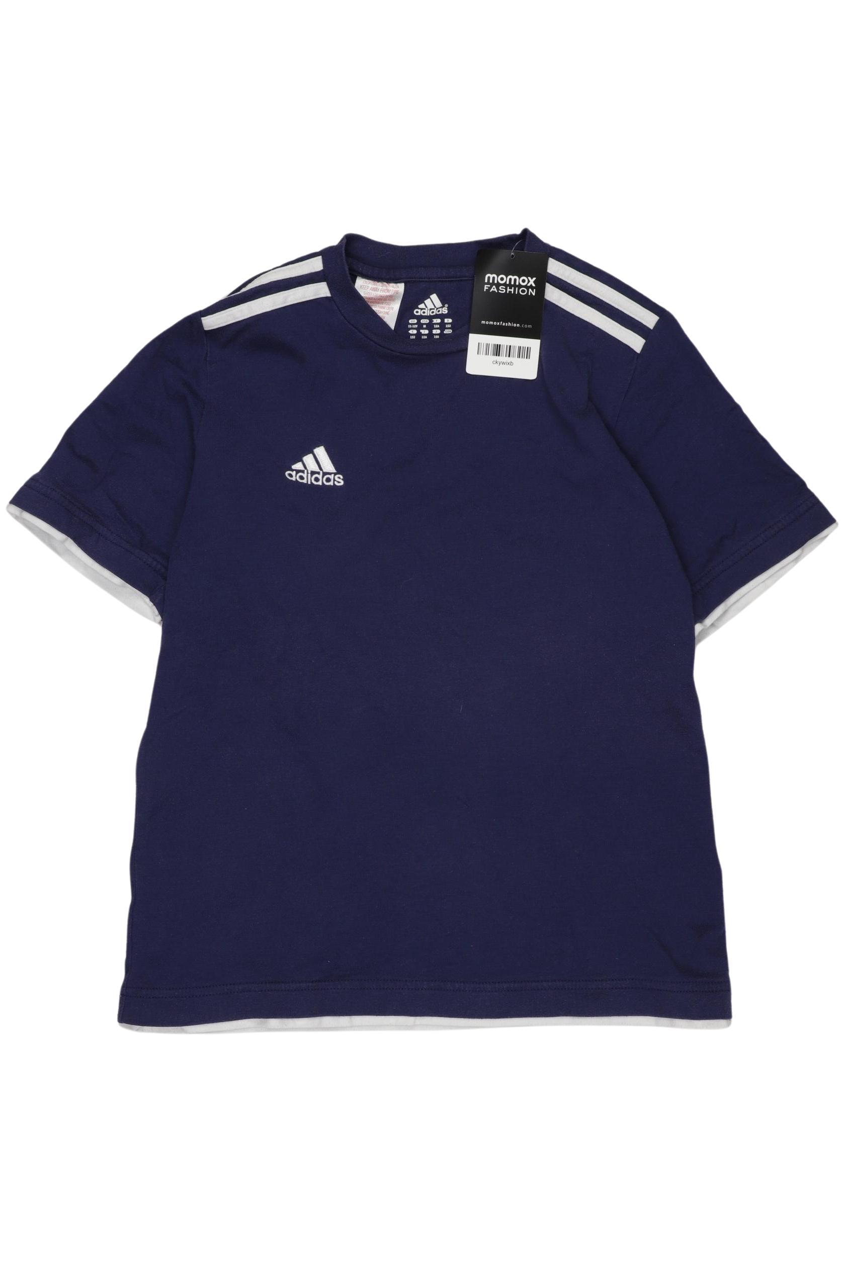 

adidas Herren T-Shirt, marineblau, Gr. 152