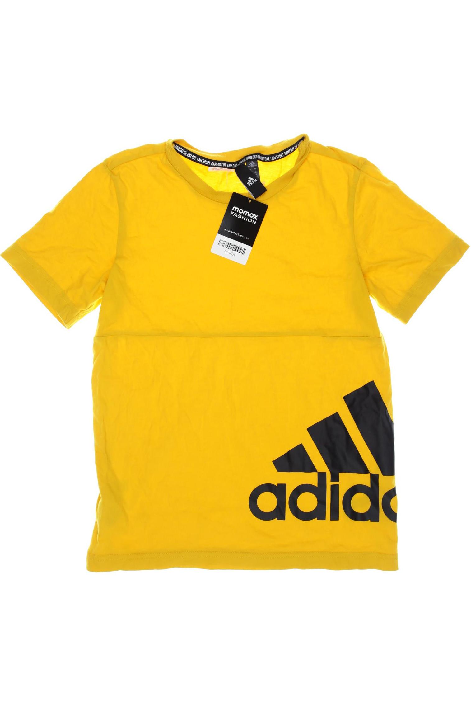 

adidas Herren T-Shirt, gelb, Gr. 152