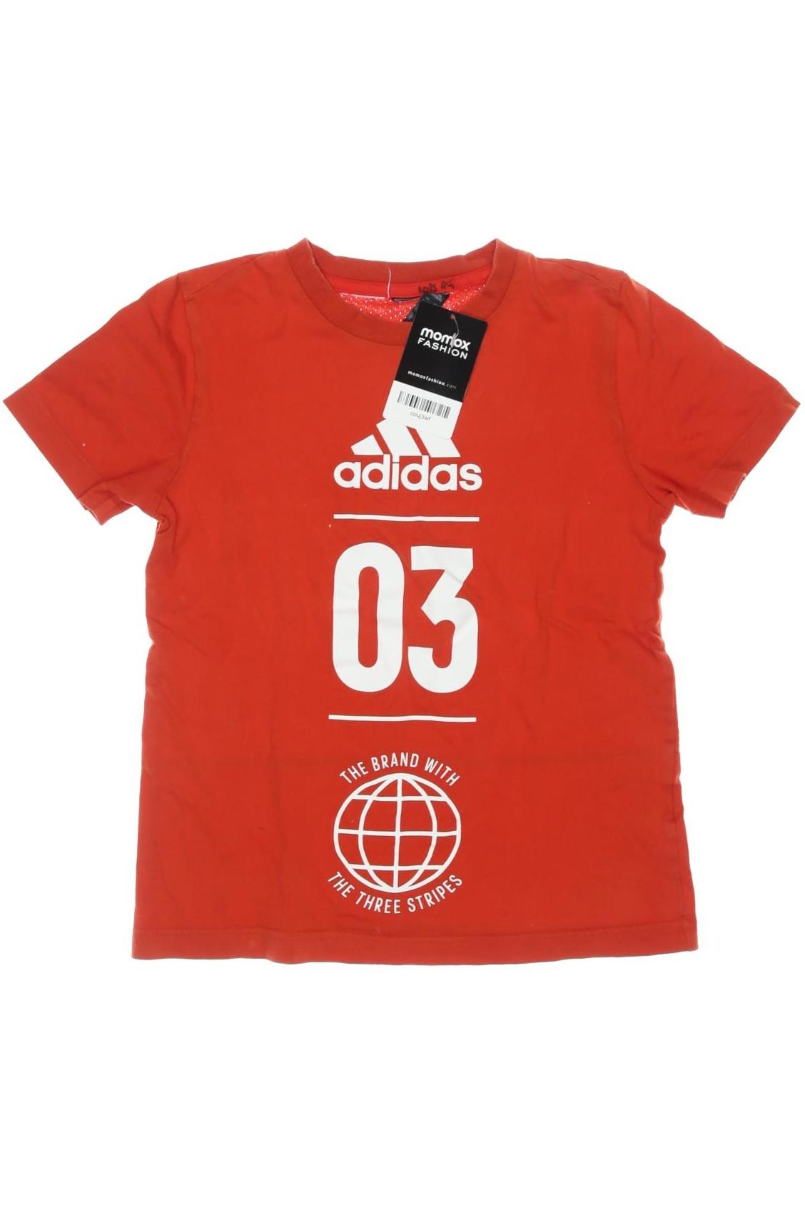 

adidas Herren T-Shirt, rot, Gr. 140