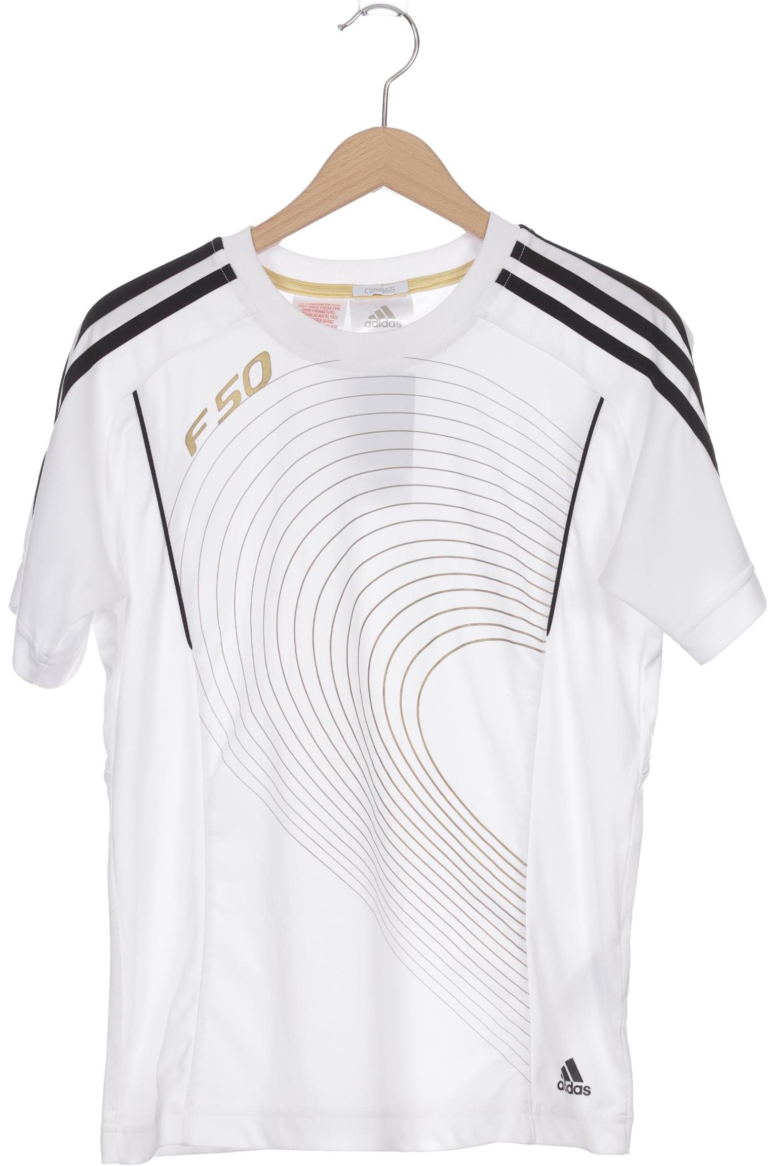 

adidas Herren T-Shirt, weiß, Gr. 152