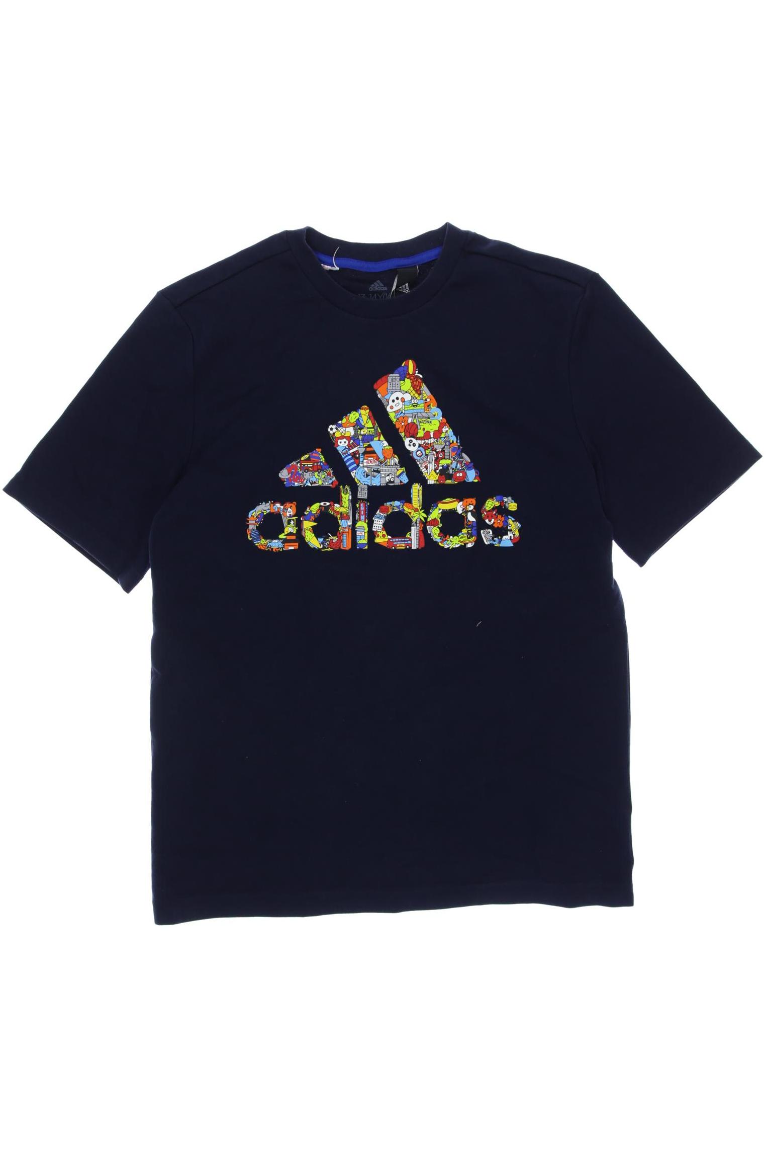 

adidas Herren T-Shirt, marineblau, Gr. 164