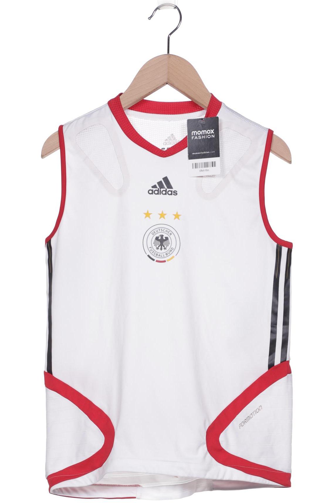 

adidas Herren T-Shirt, weiß, Gr. 152