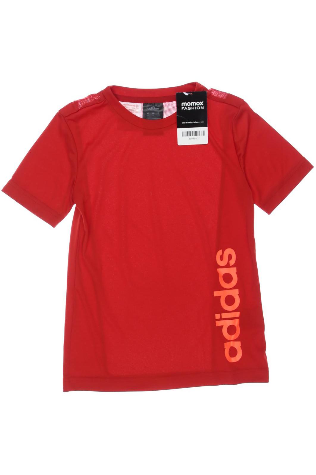 

adidas Herren T-Shirt, rot, Gr. 128