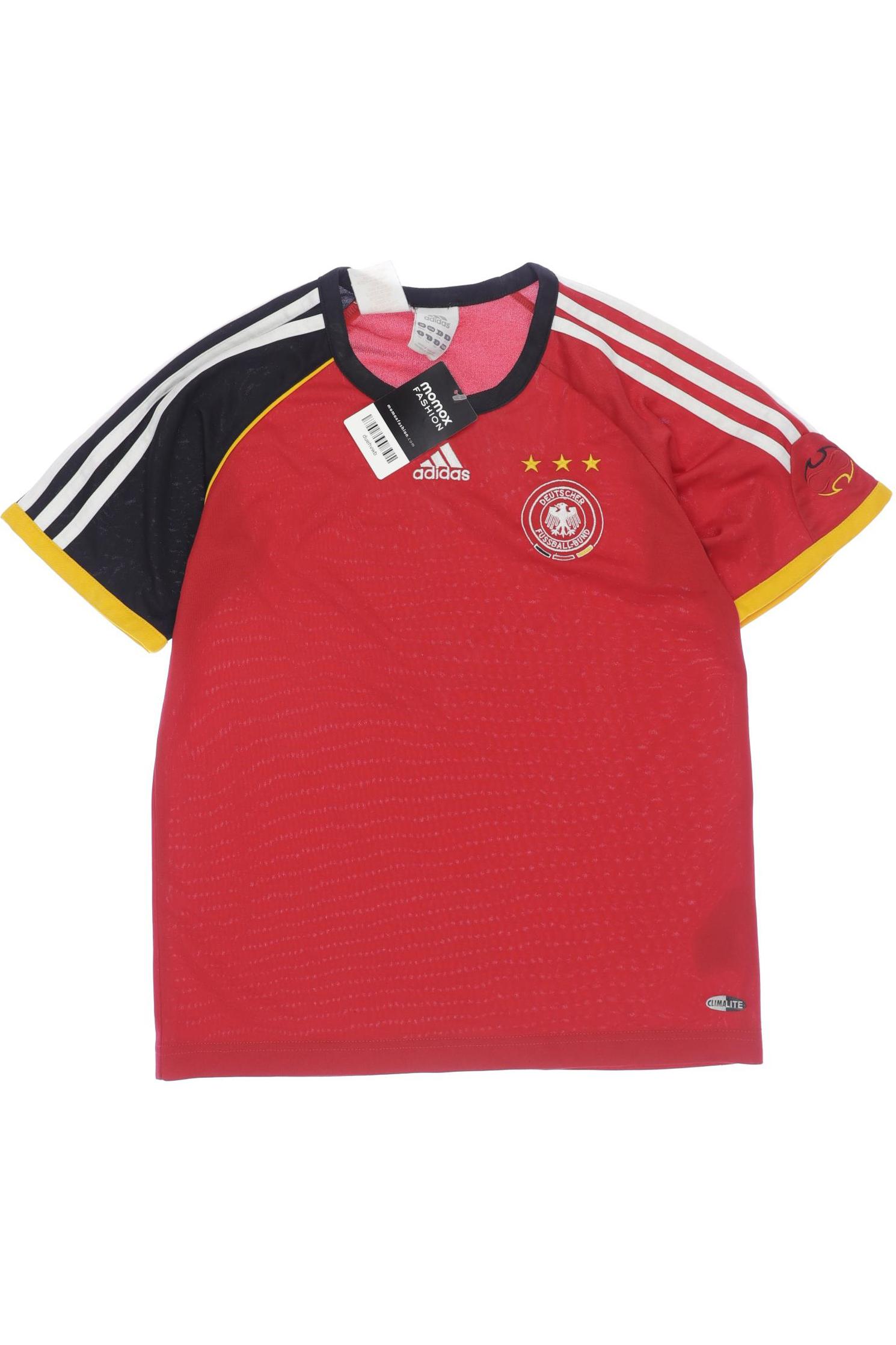 

adidas Herren T-Shirt, rot, Gr. 152