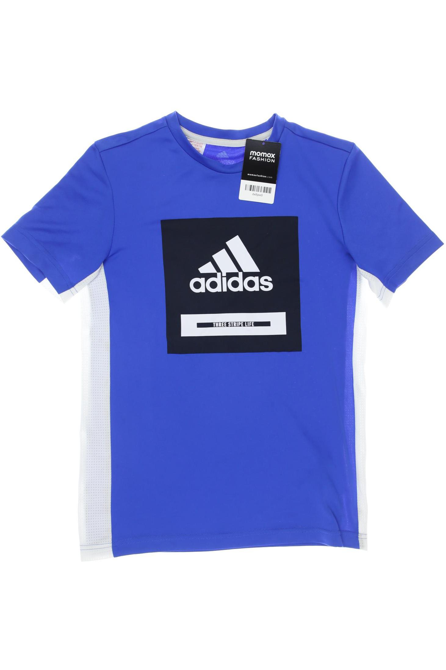 

adidas Herren T-Shirt, blau, Gr. 152