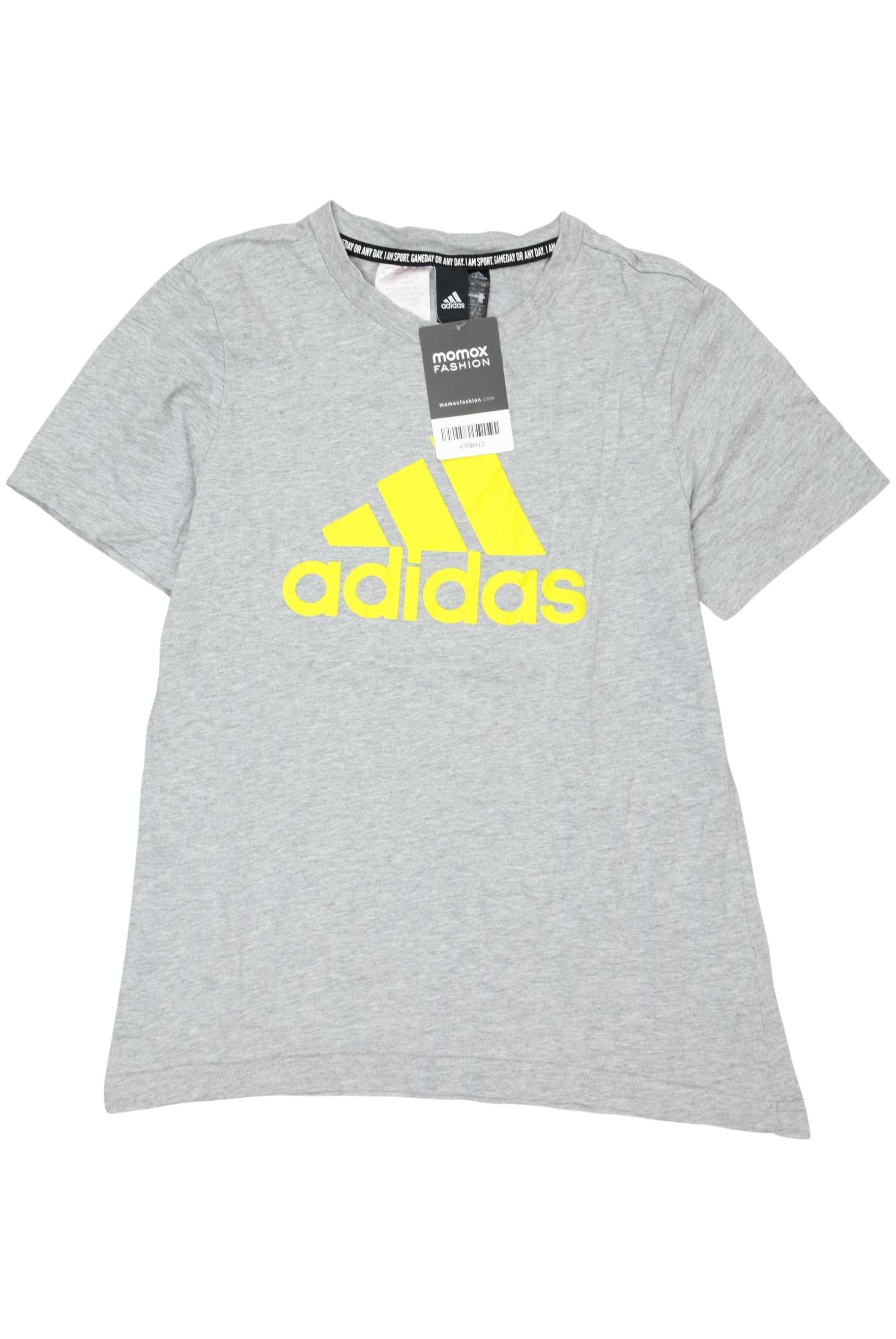 

adidas Herren T-Shirt, grau, Gr. 152