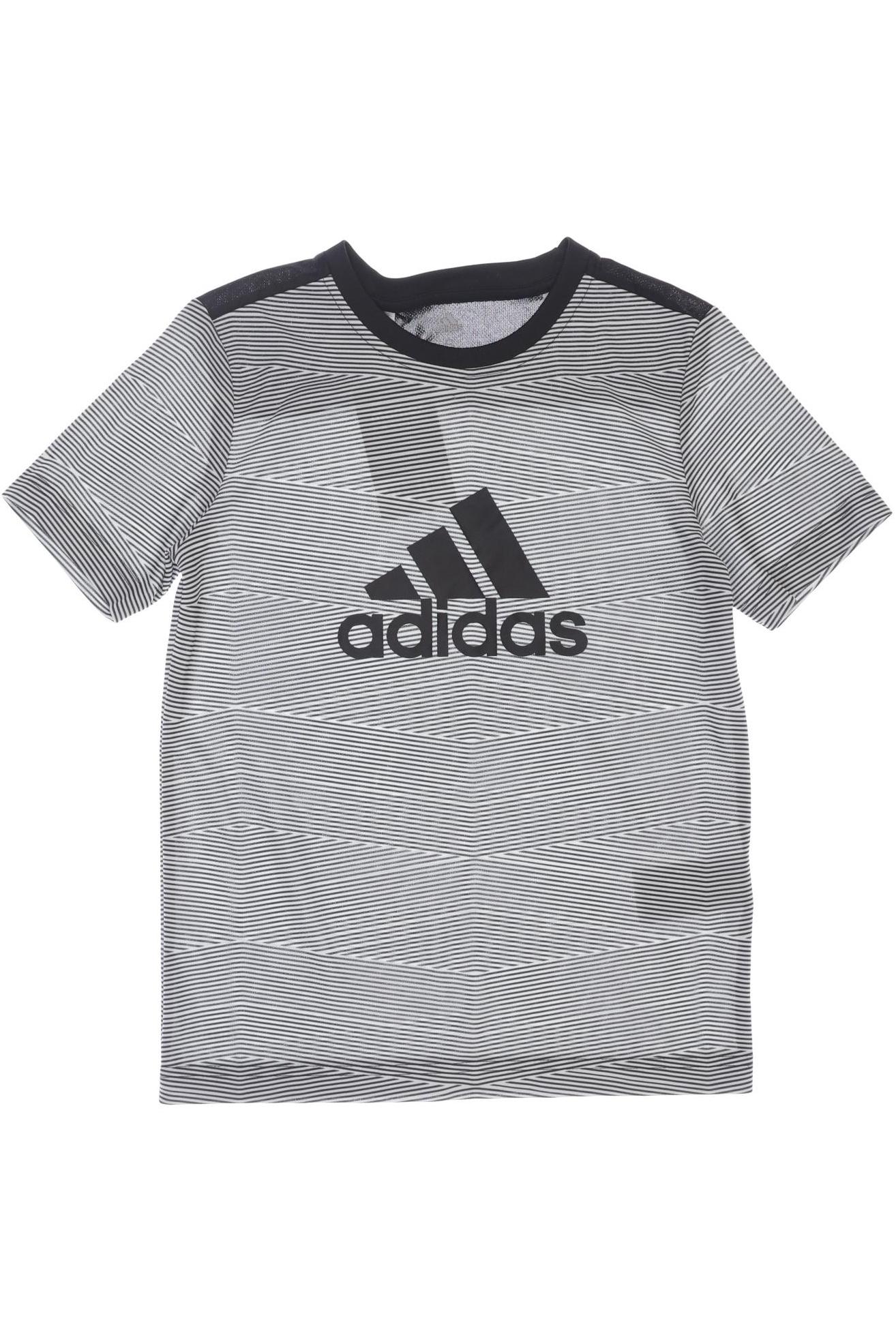 

adidas Herren T-Shirt, grau, Gr. 140