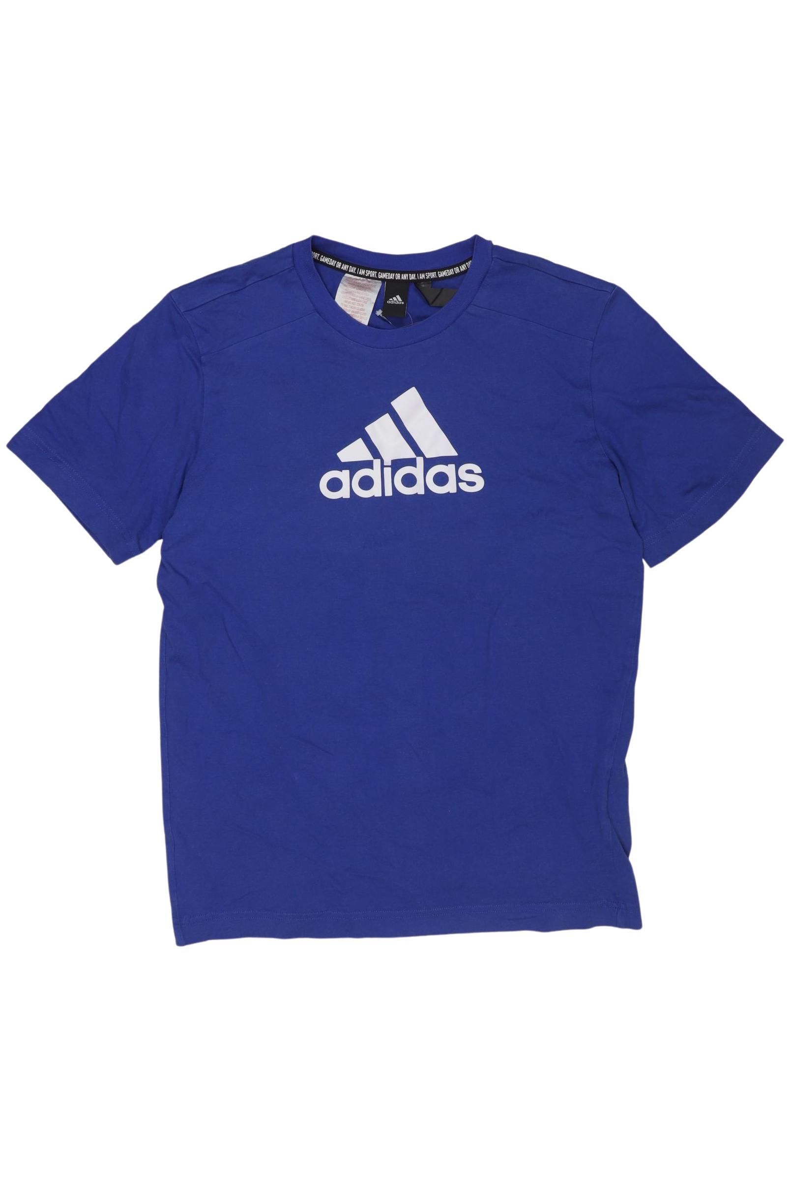 

adidas Jungen T-Shirt, blau, Gr. 164