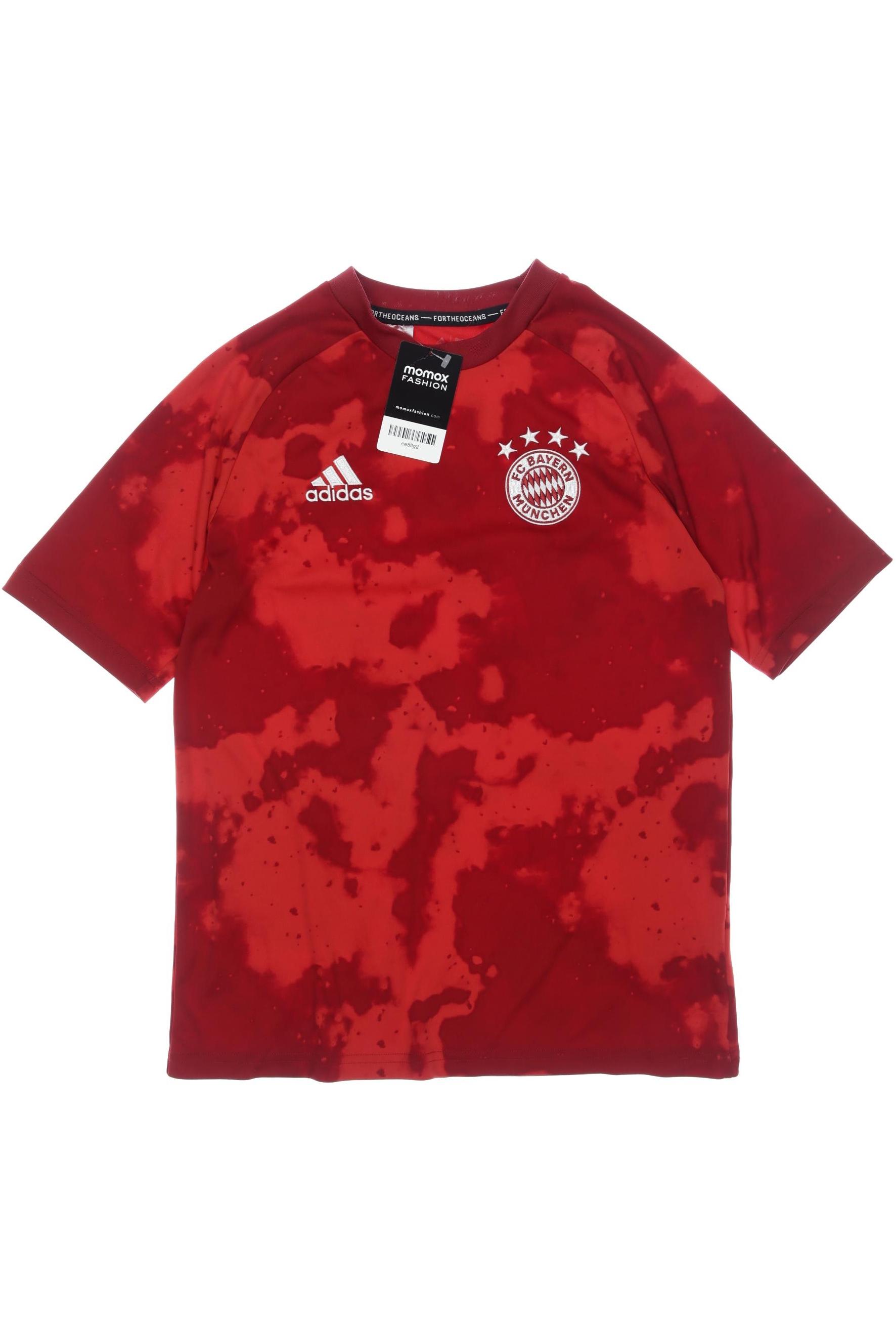 

adidas Herren T-Shirt, rot, Gr. 164