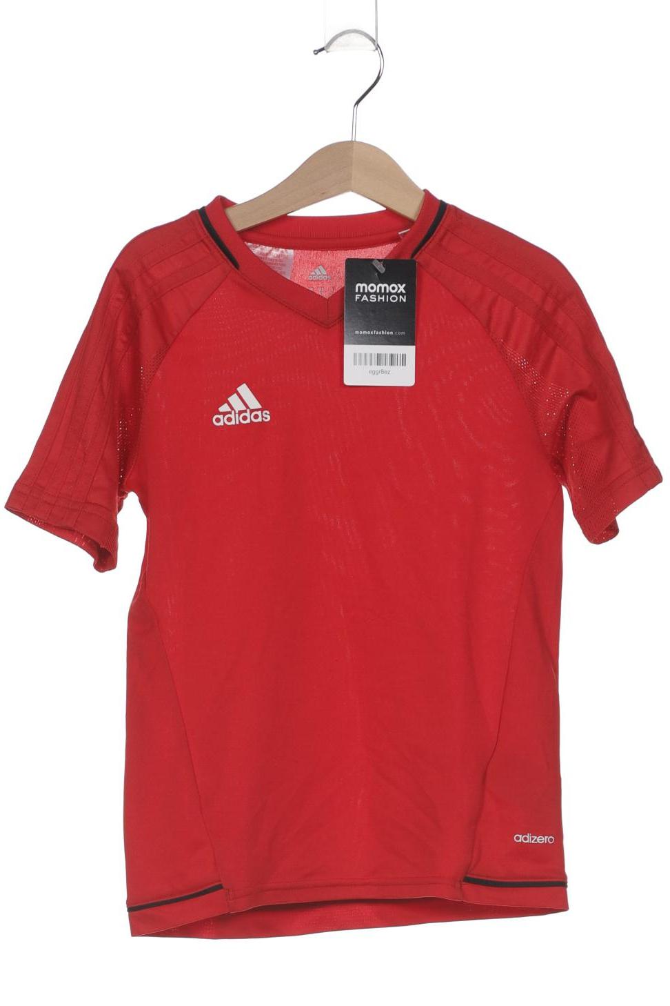 

adidas Herren T-Shirt, rot, Gr. 128