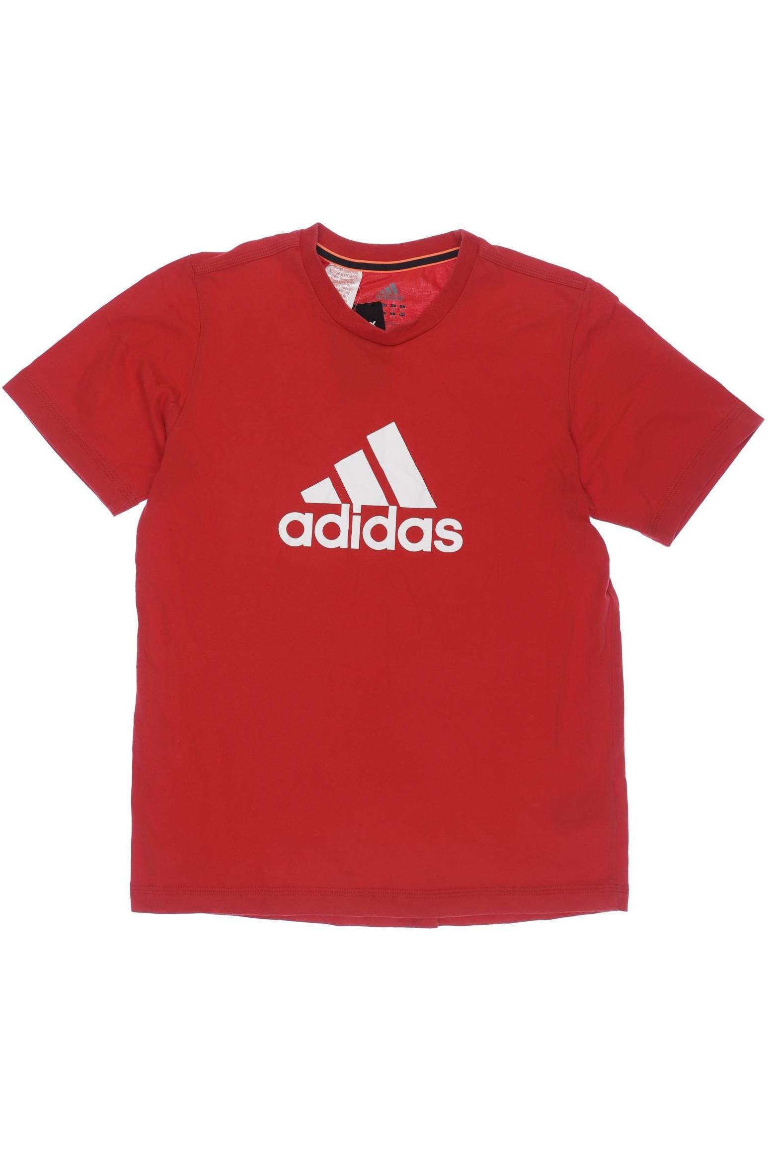 

adidas Herren T-Shirt, rot, Gr. 164