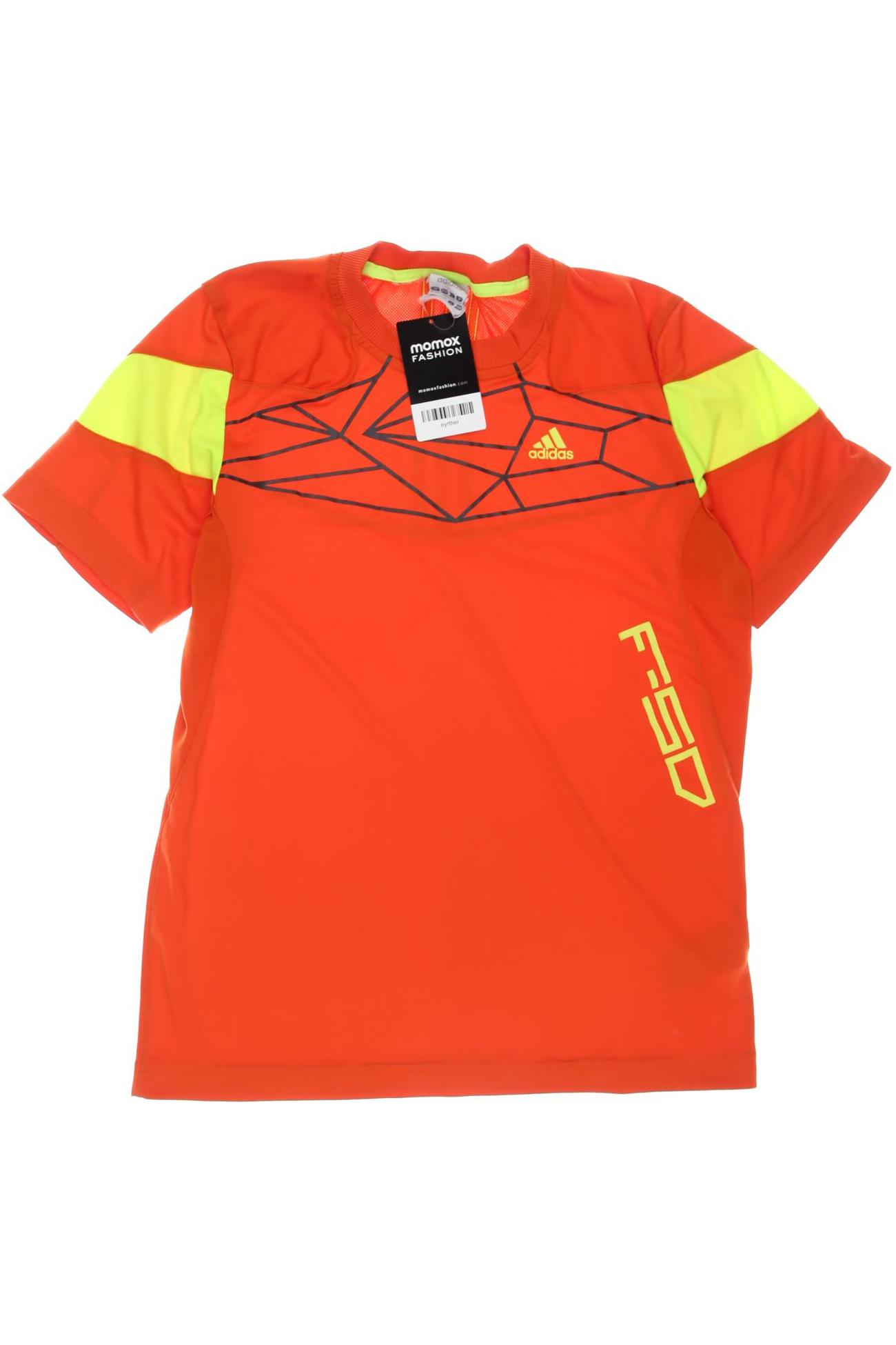 

adidas Herren T-Shirt, orange, Gr. 164