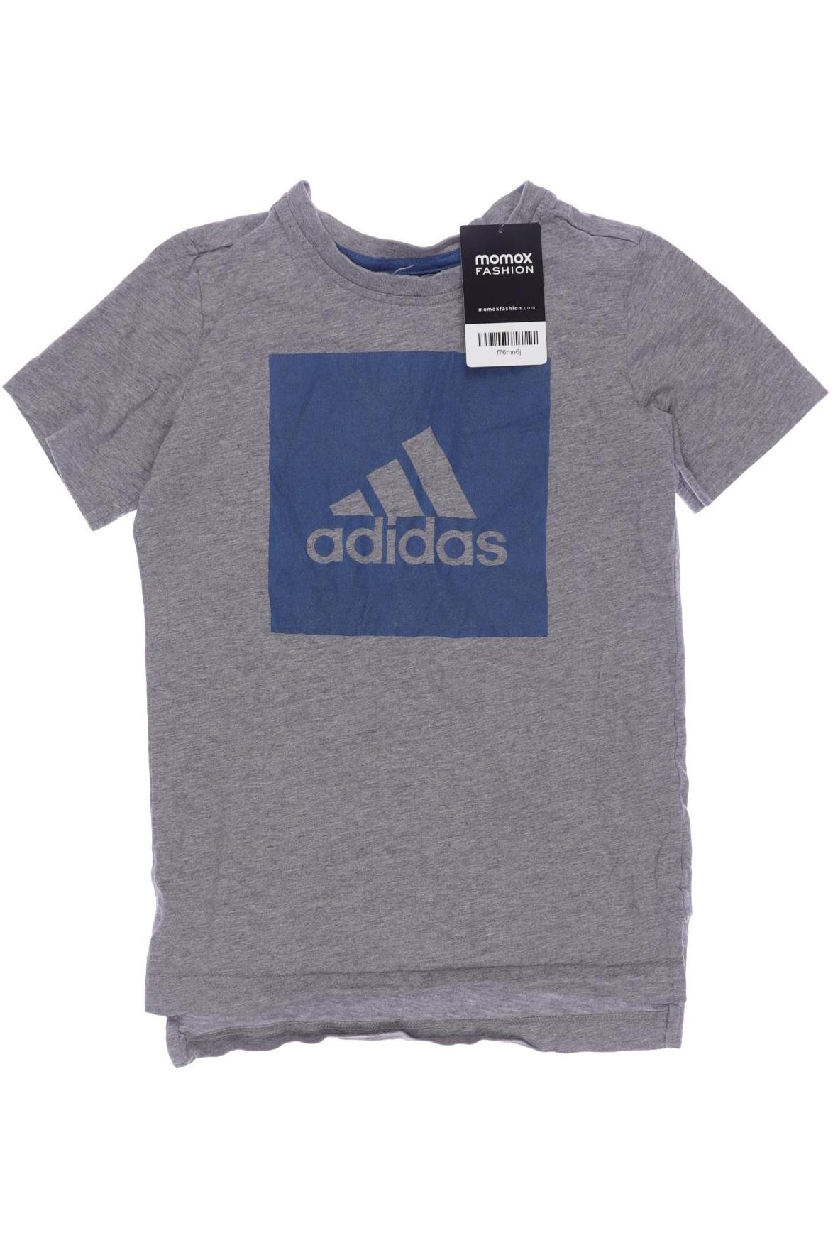 

adidas Herren T-Shirt, grau, Gr. 128