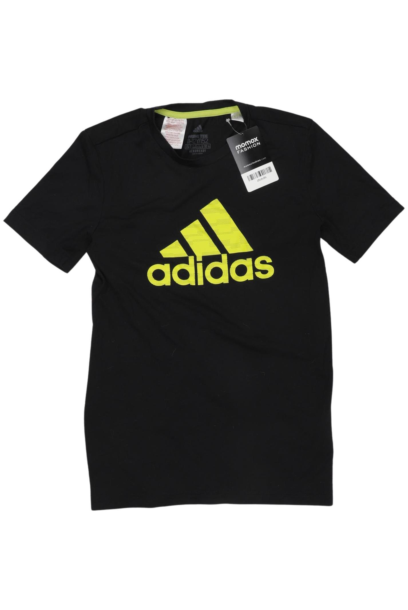

adidas Jungen T-Shirt, schwarz, Gr. 152