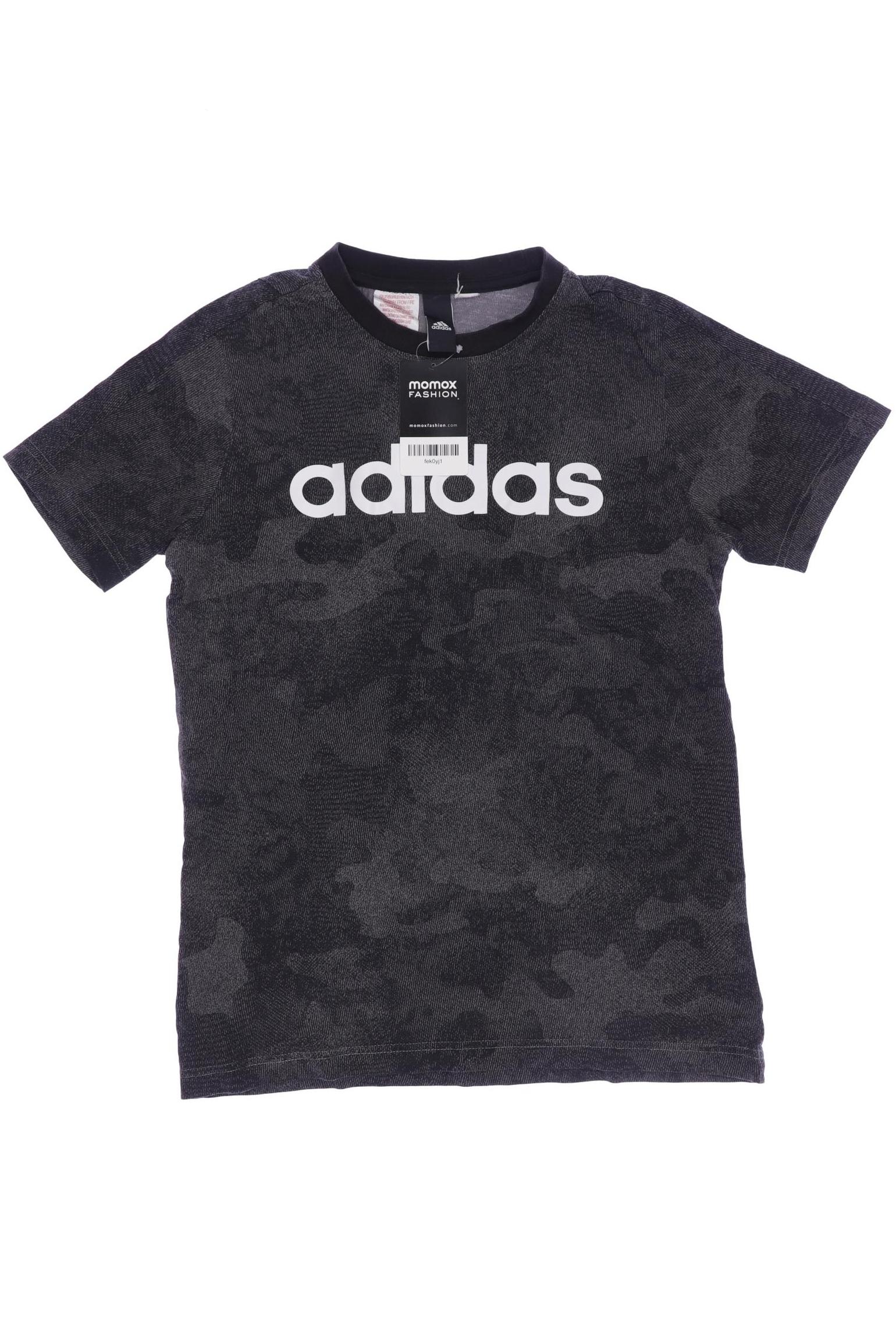 

adidas Herren T-Shirt, grau, Gr. 170