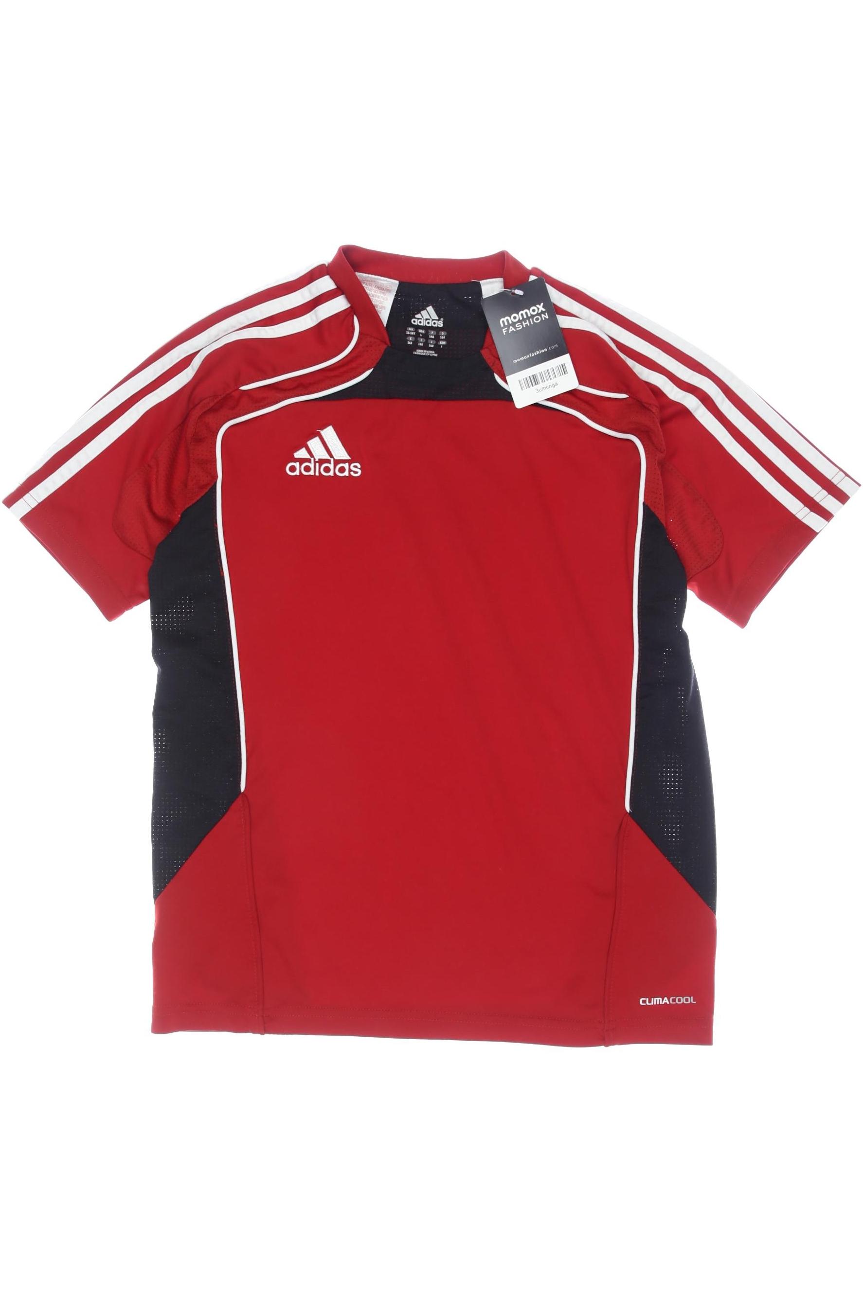 

adidas Jungen T-Shirt, rot, Gr. 164
