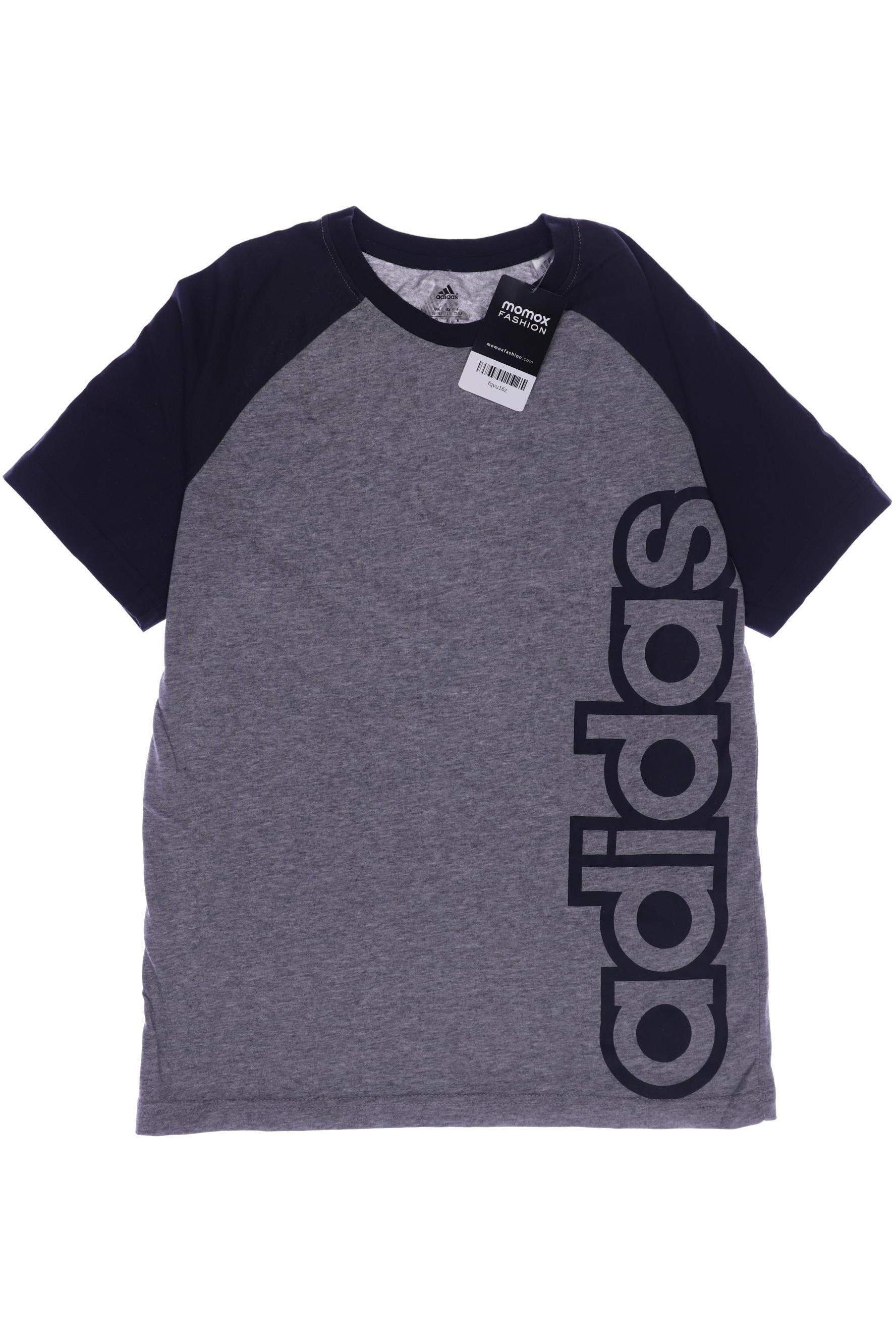 

adidas Herren T-Shirt, grau, Gr. 164