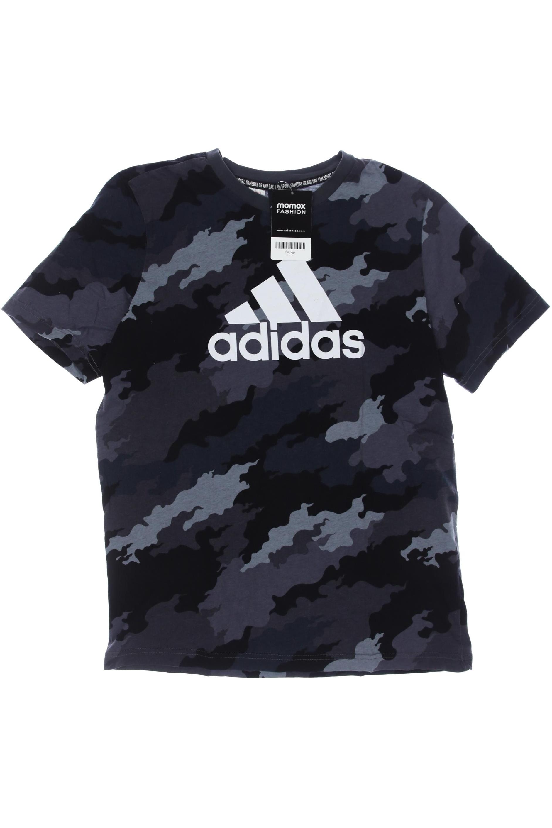 

adidas Herren T-Shirt, grau, Gr. 170