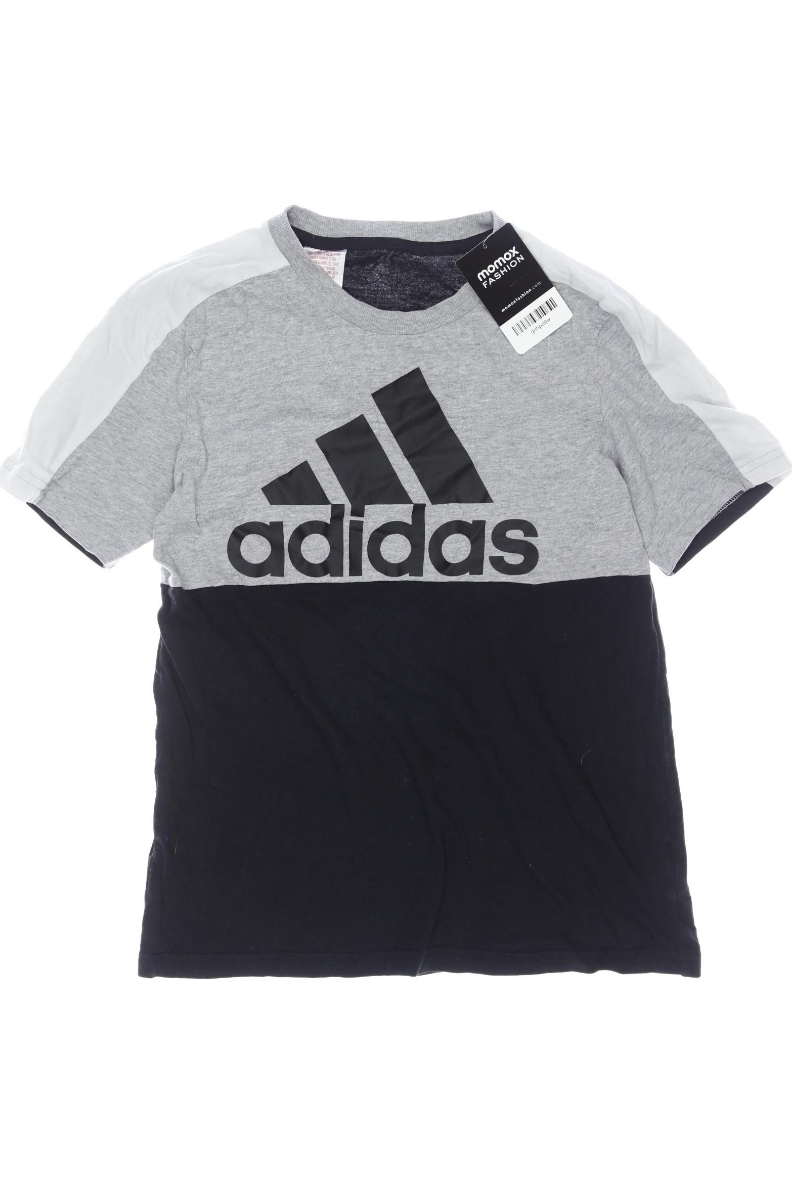 

adidas Herren T-Shirt, grau, Gr. 152