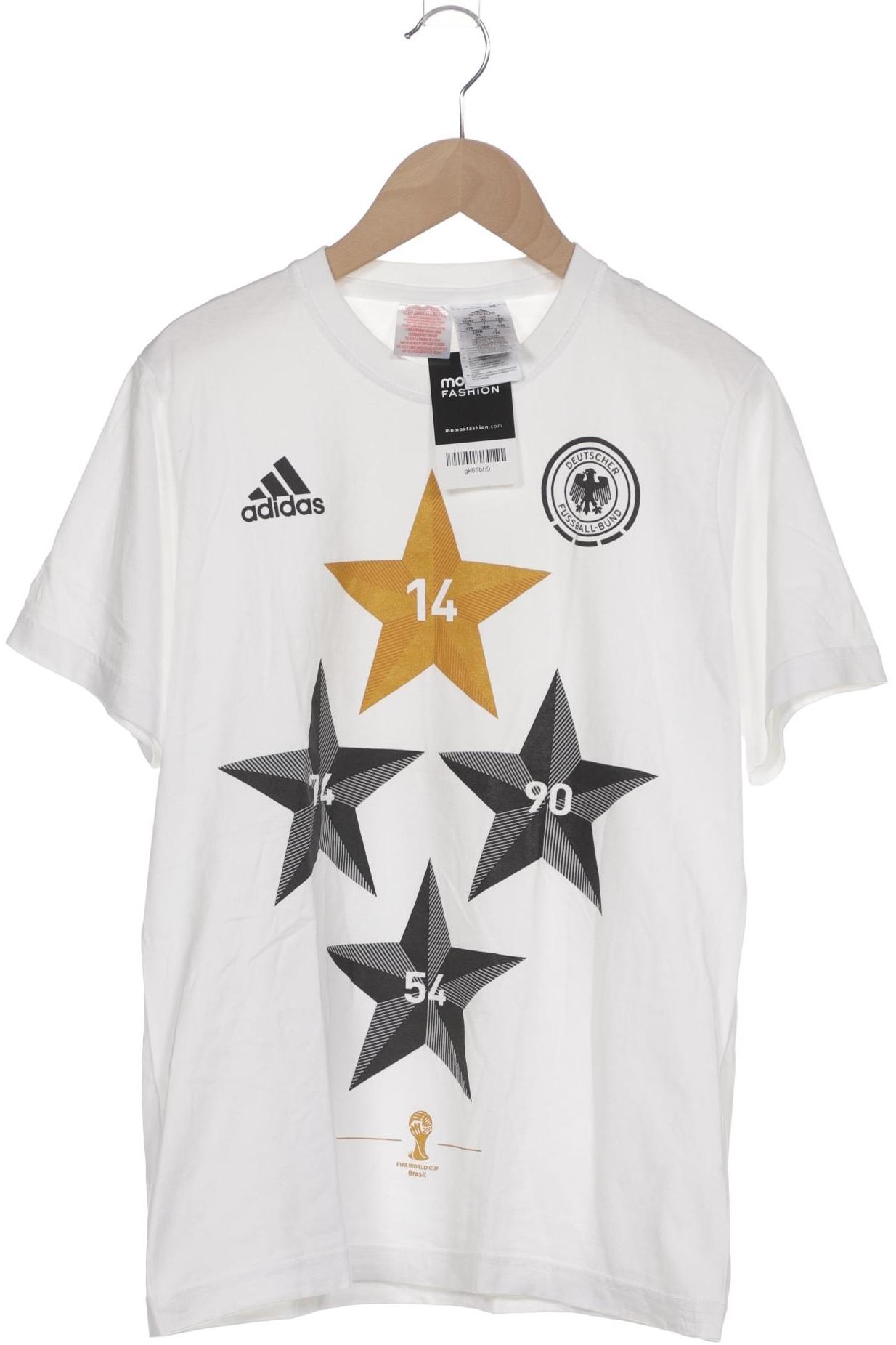 

adidas Herren T-Shirt, weiß, Gr. 176