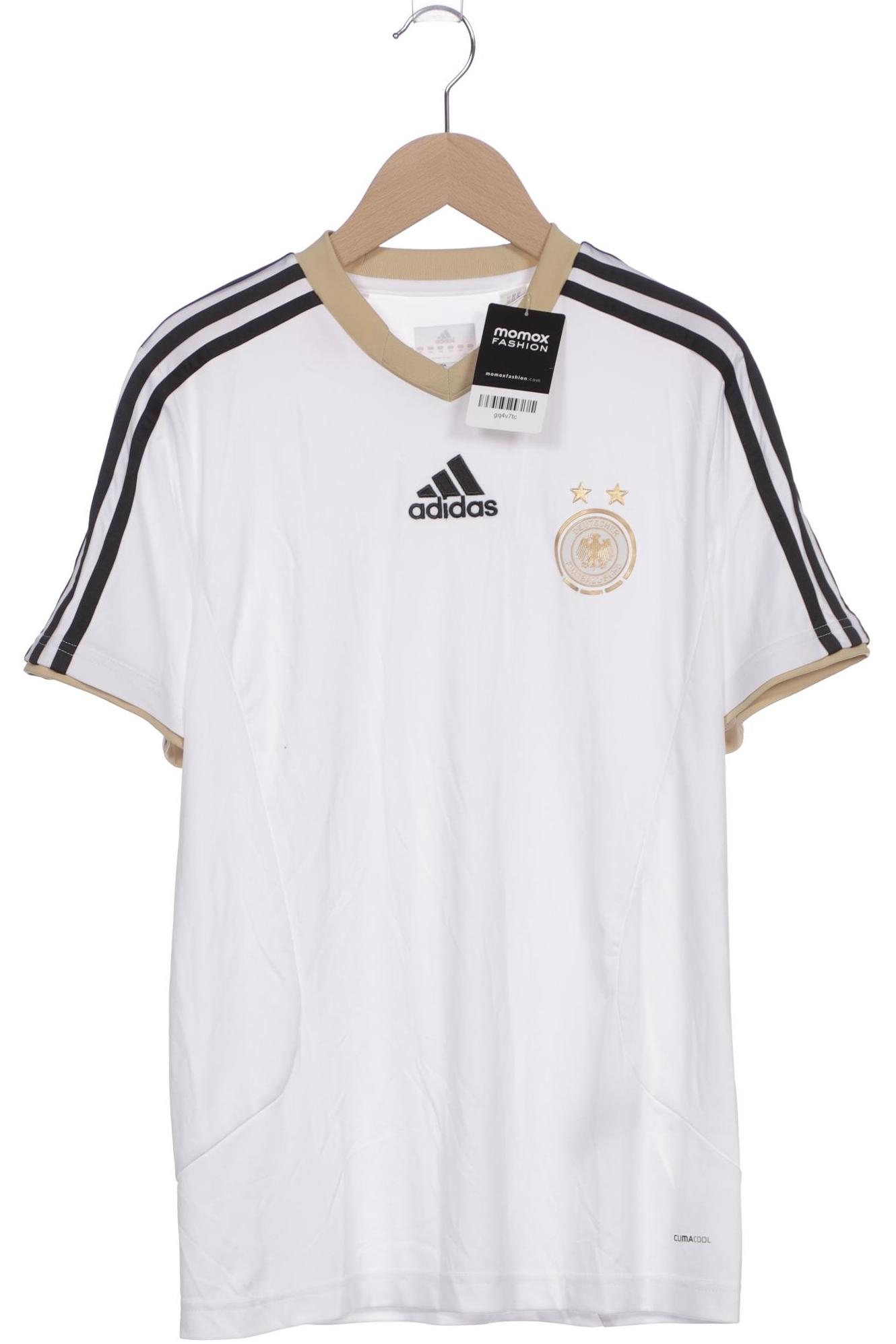 

adidas Herren T-Shirt, weiß, Gr. 176
