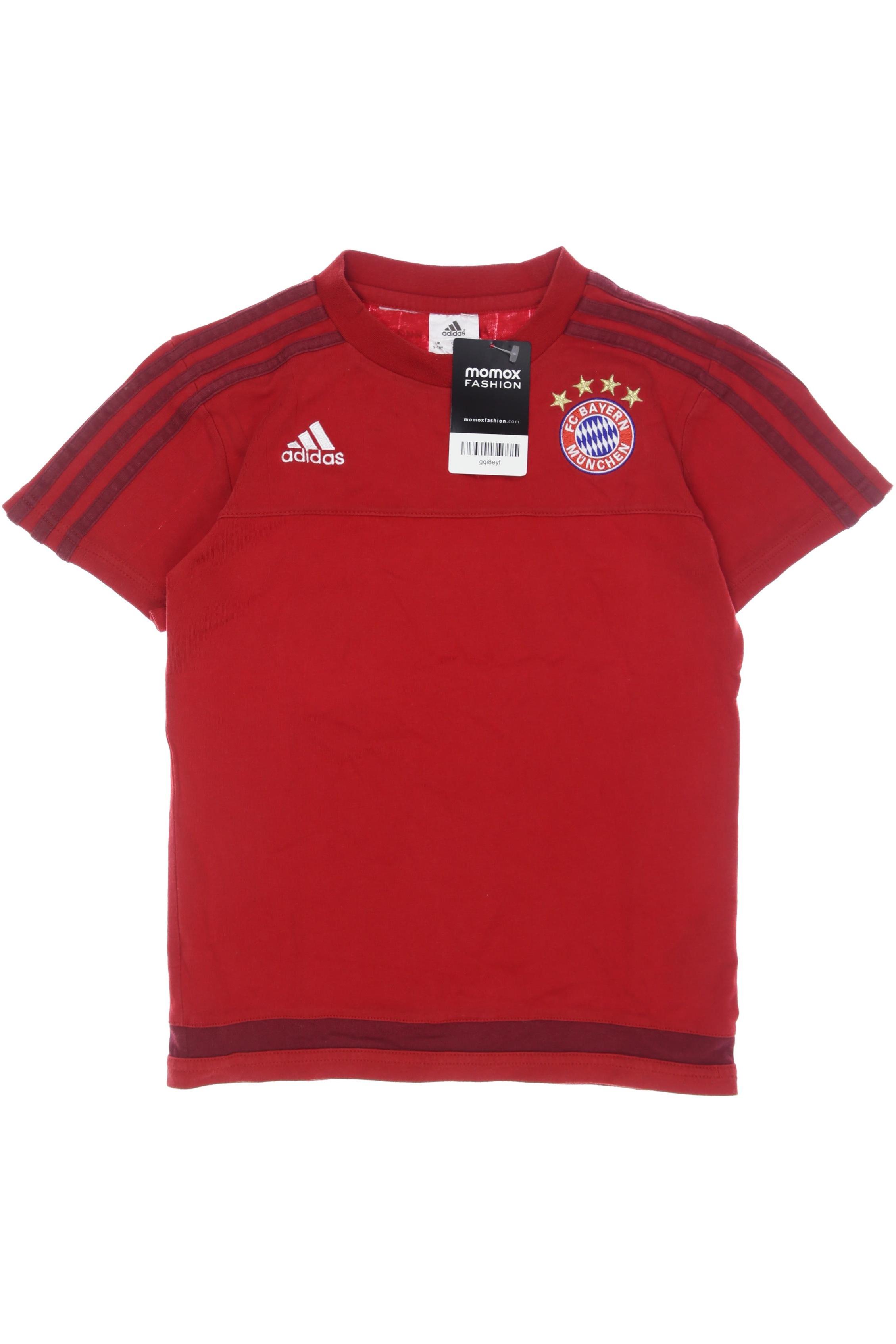 

adidas Herren T-Shirt, rot, Gr. 140