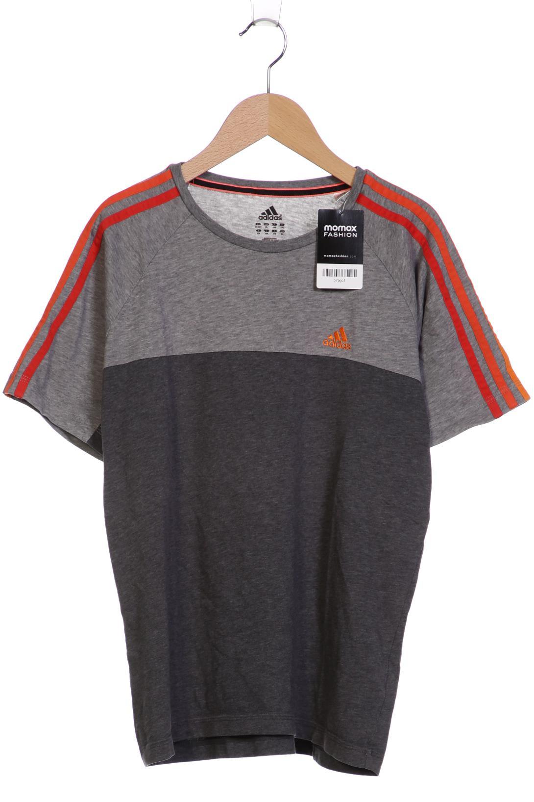 

adidas Herren T-Shirt, grau, Gr. 176
