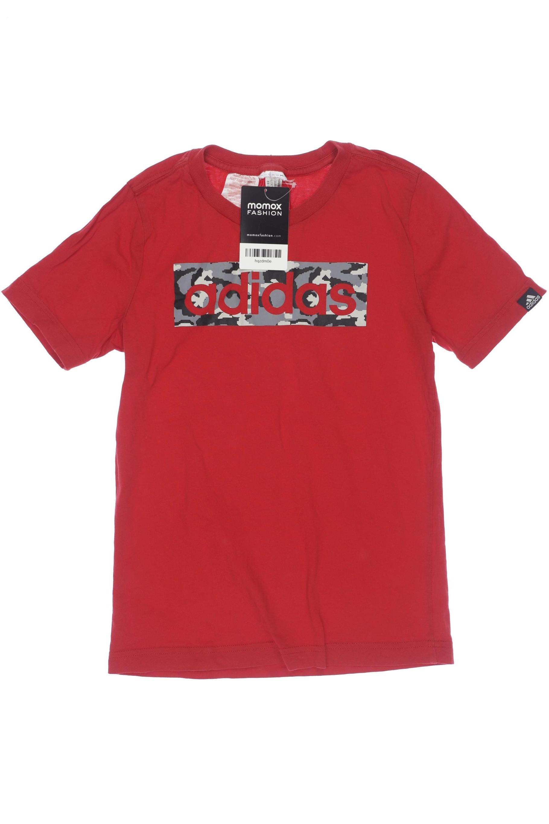 

adidas Herren T-Shirt, rot, Gr. 140