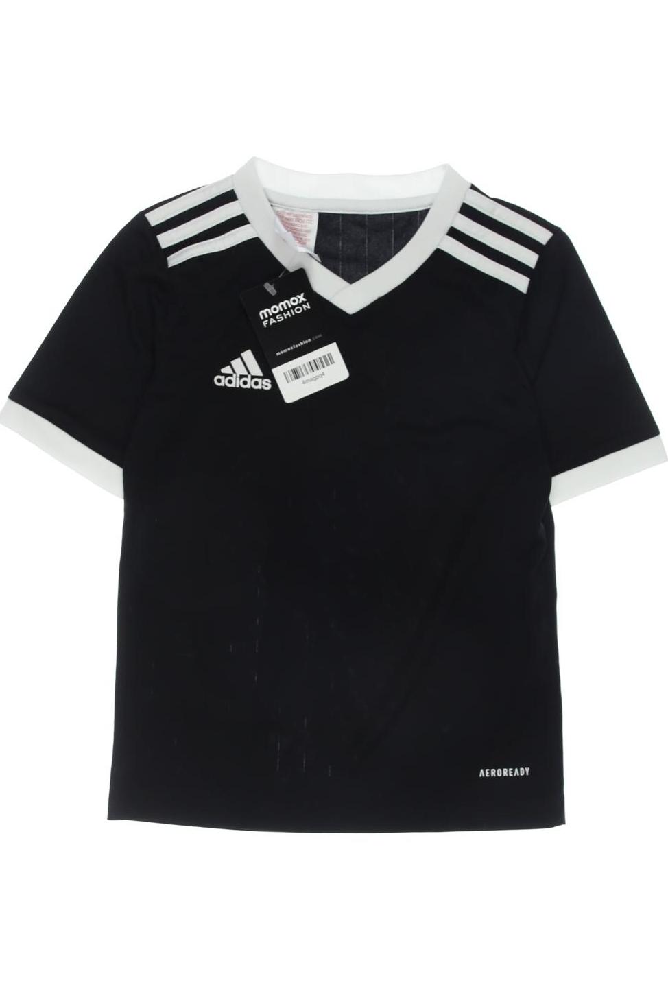 

adidas Jungen T-Shirt, schwarz, Gr. 128
