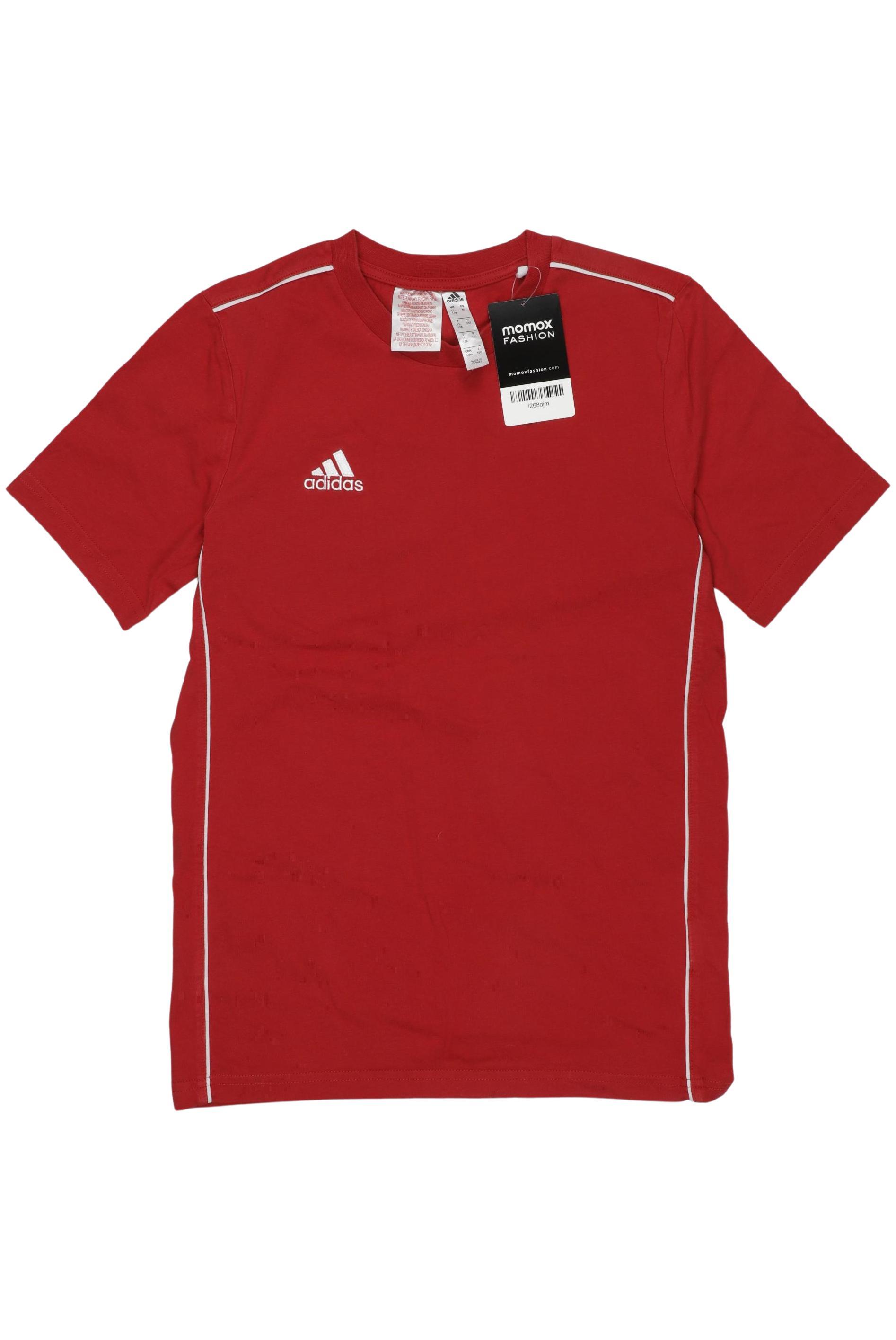 

adidas Herren T-Shirt, rot, Gr. 152