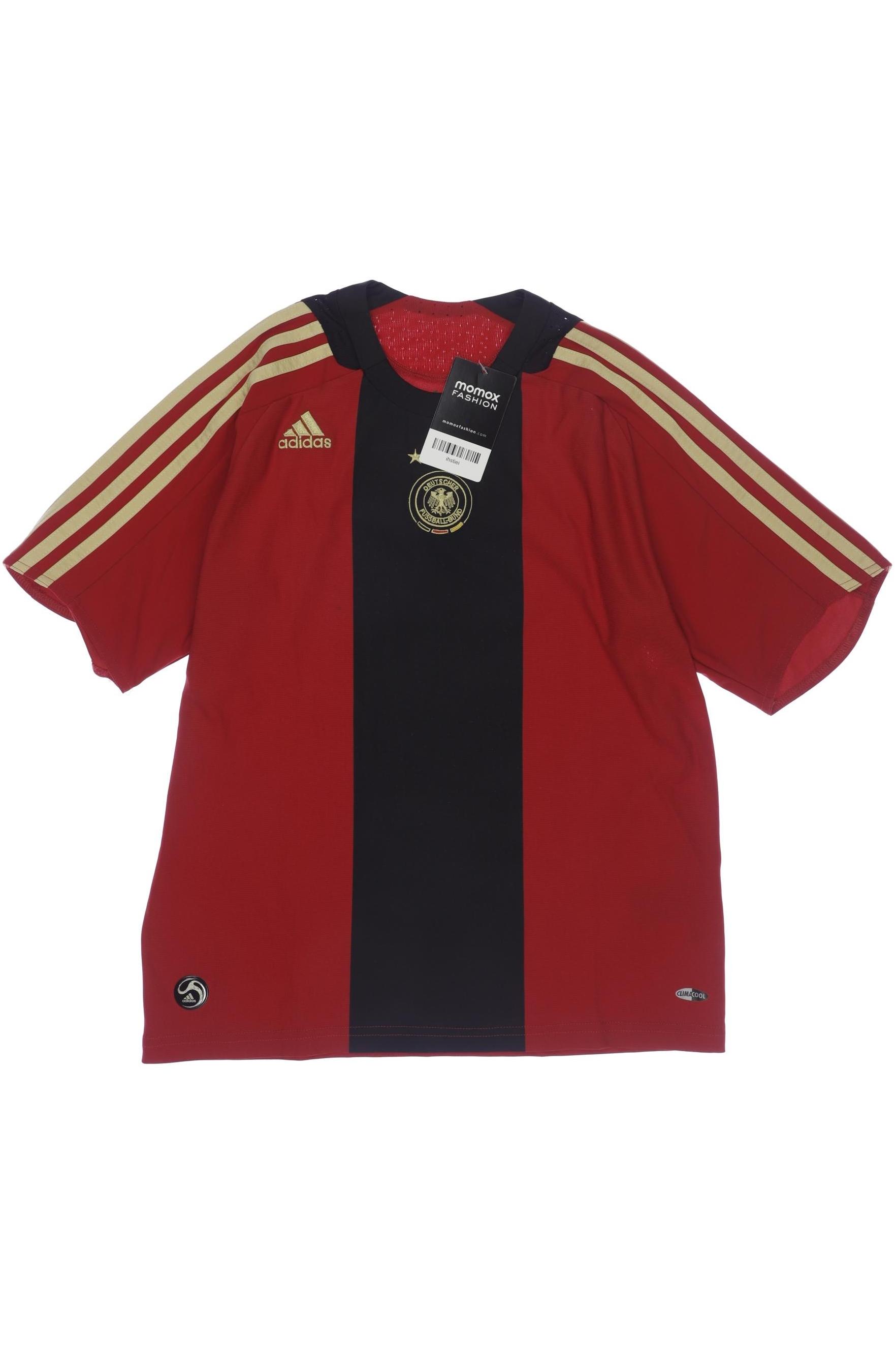 

adidas Herren T-Shirt, rot, Gr. 152