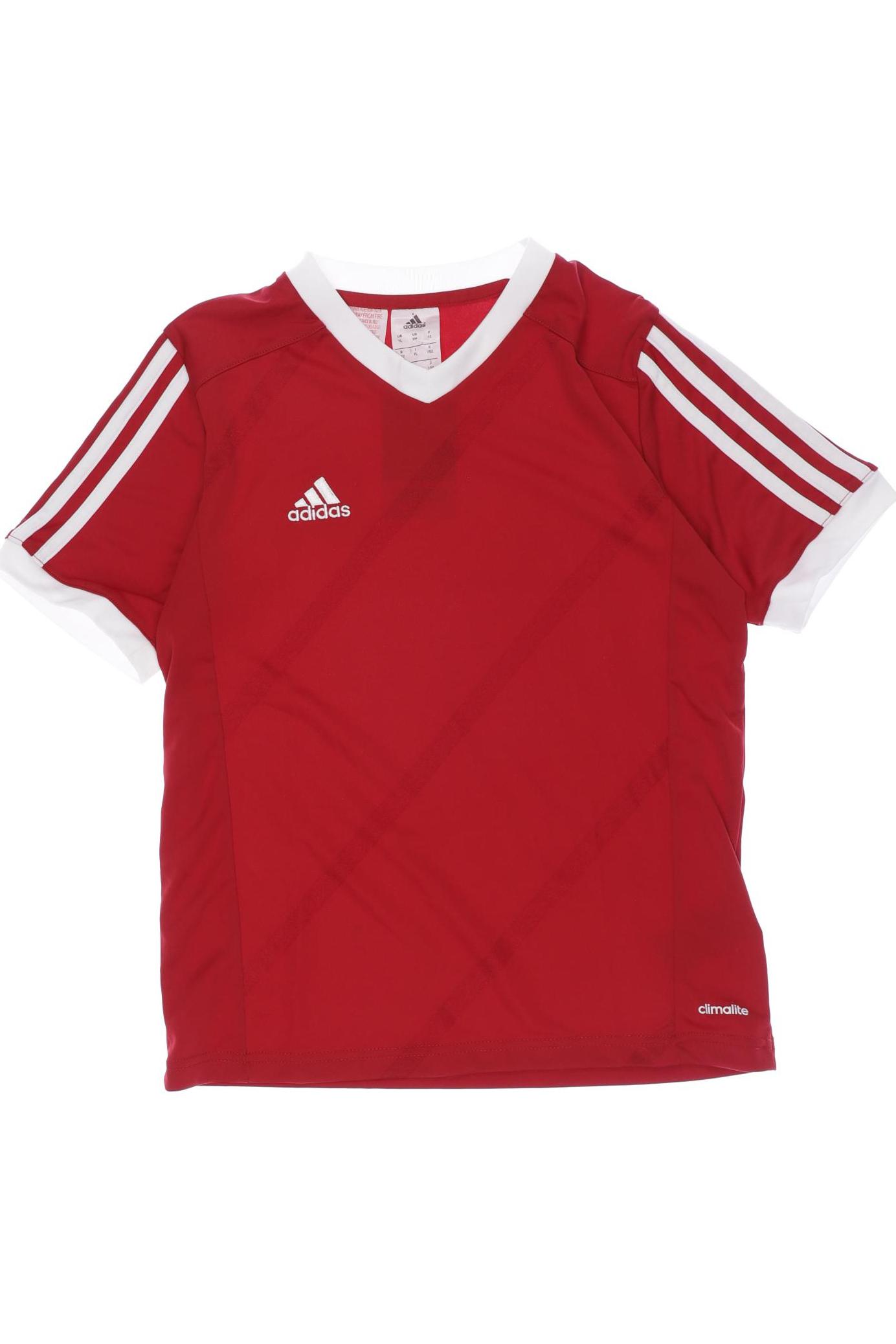 

adidas Herren T-Shirt, rot, Gr. 152