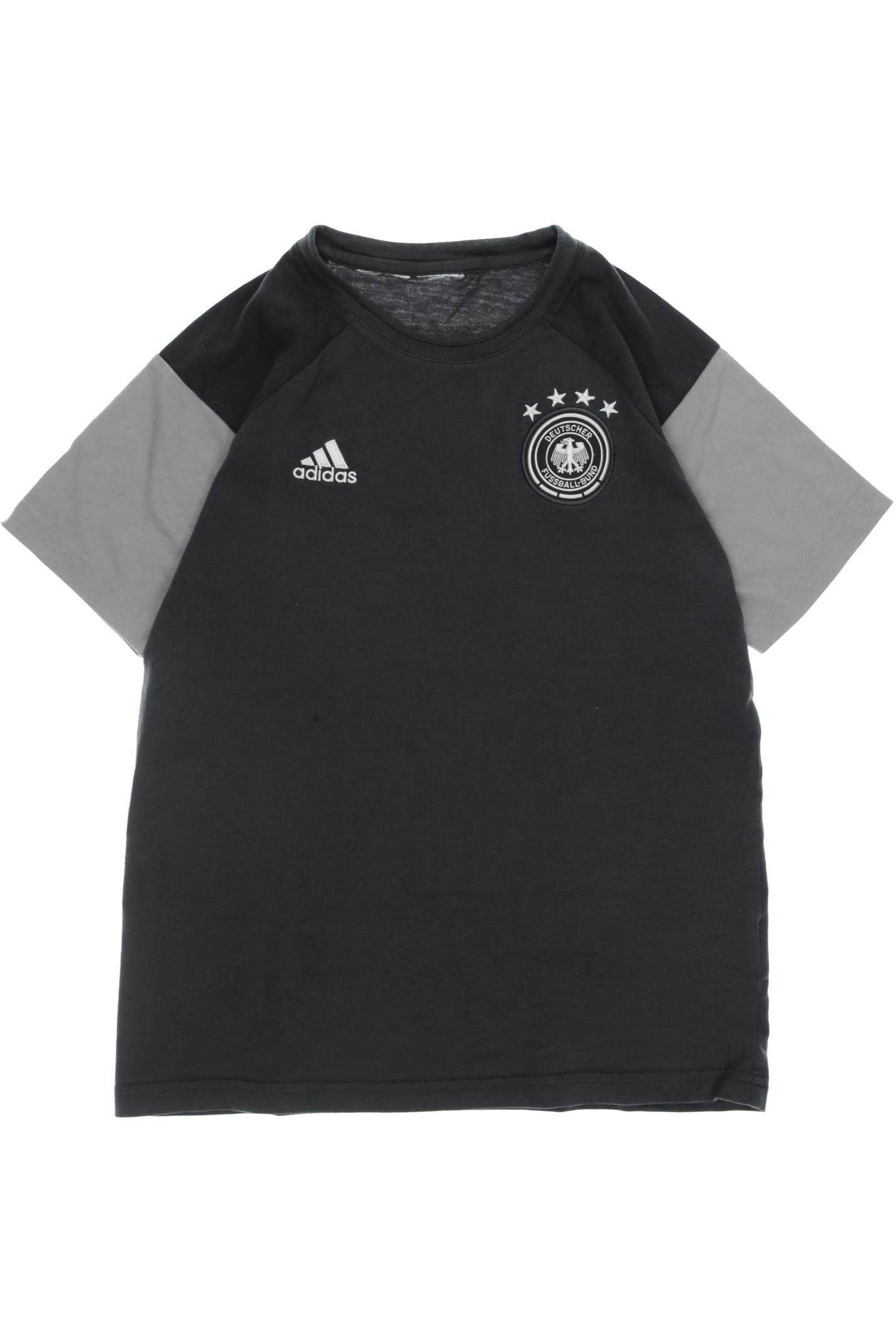 

adidas Herren T-Shirt, grau, Gr. 152