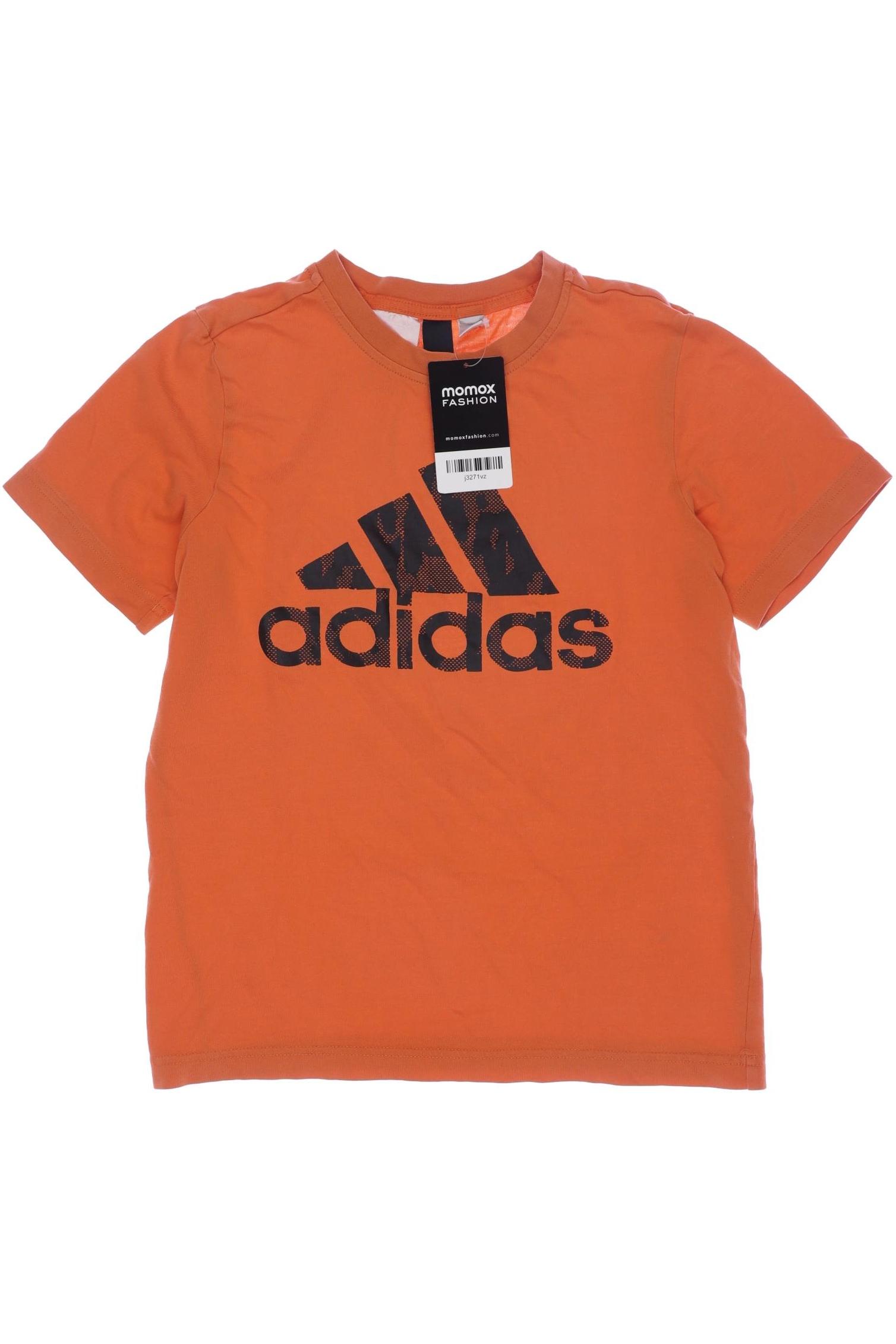 

adidas Herren T-Shirt, orange, Gr. 164