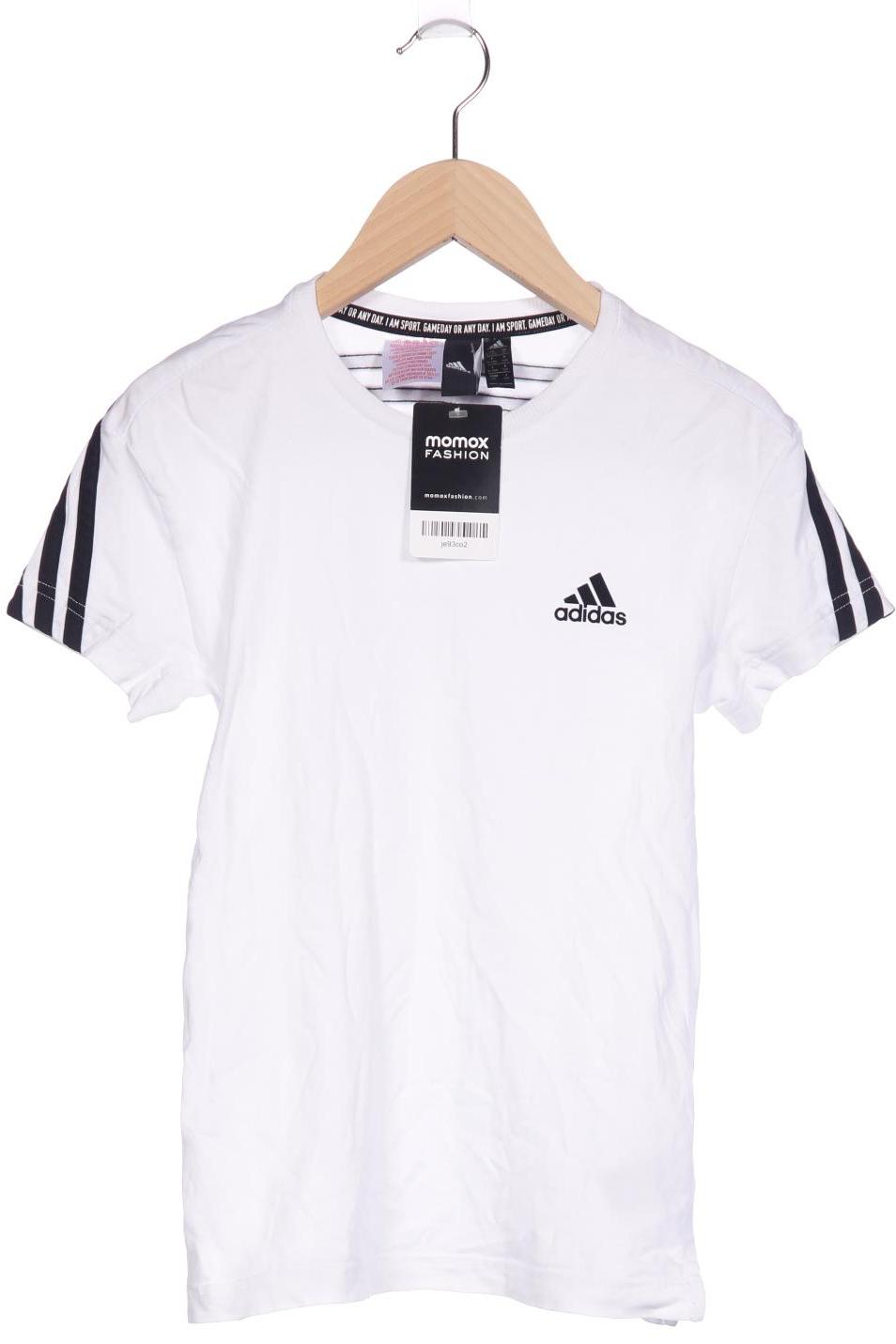 

adidas Herren T-Shirt, weiß, Gr. 140