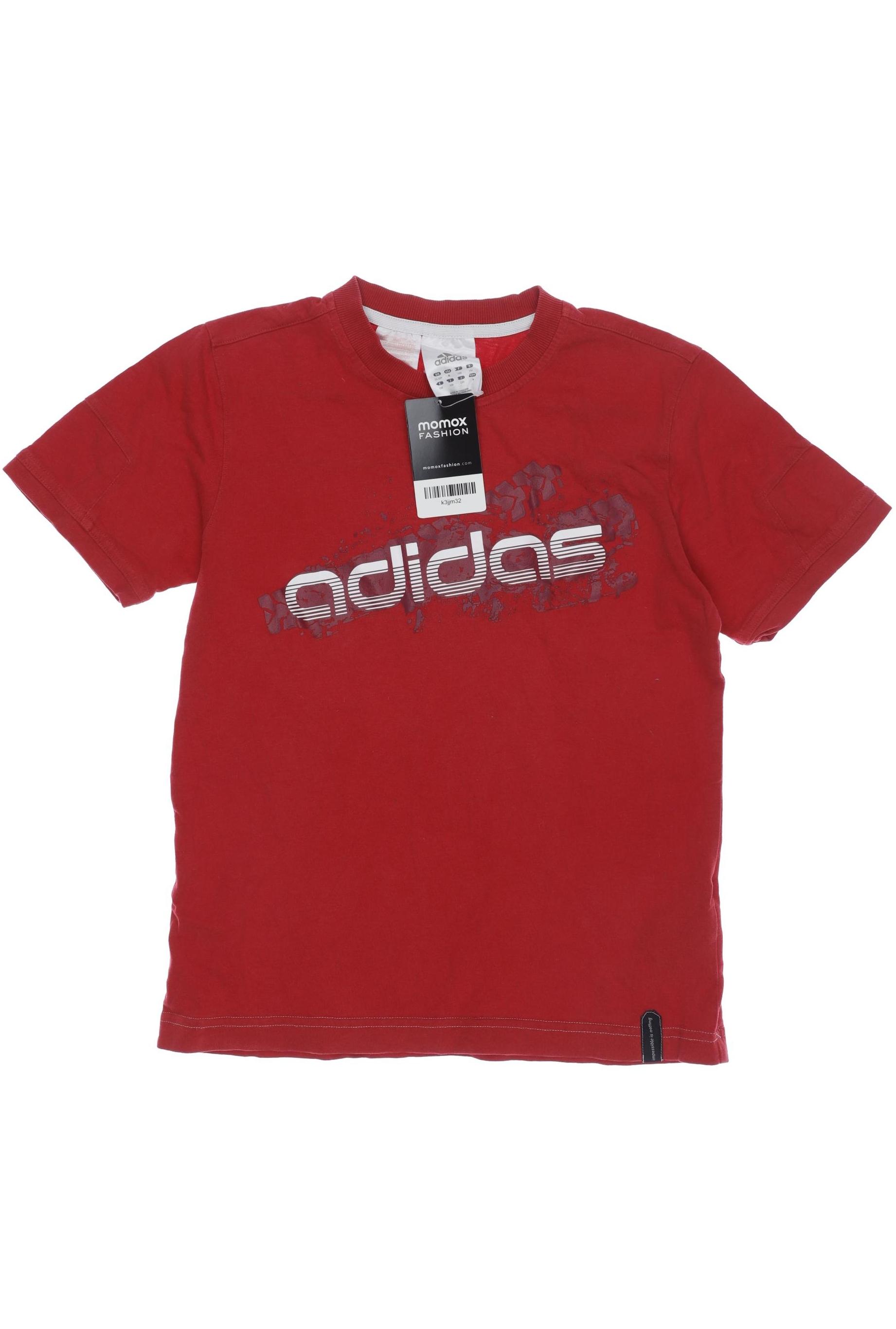 

adidas Herren T-Shirt, rot, Gr. 152