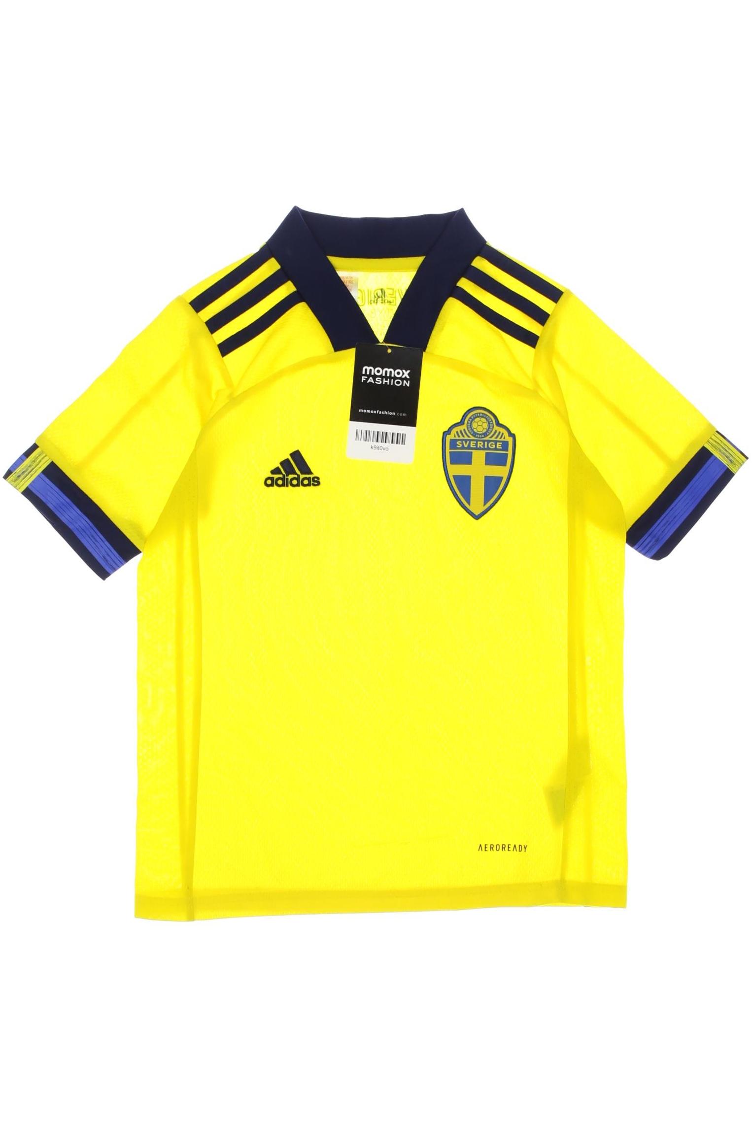

adidas Herren T-Shirt, gelb, Gr. 128
