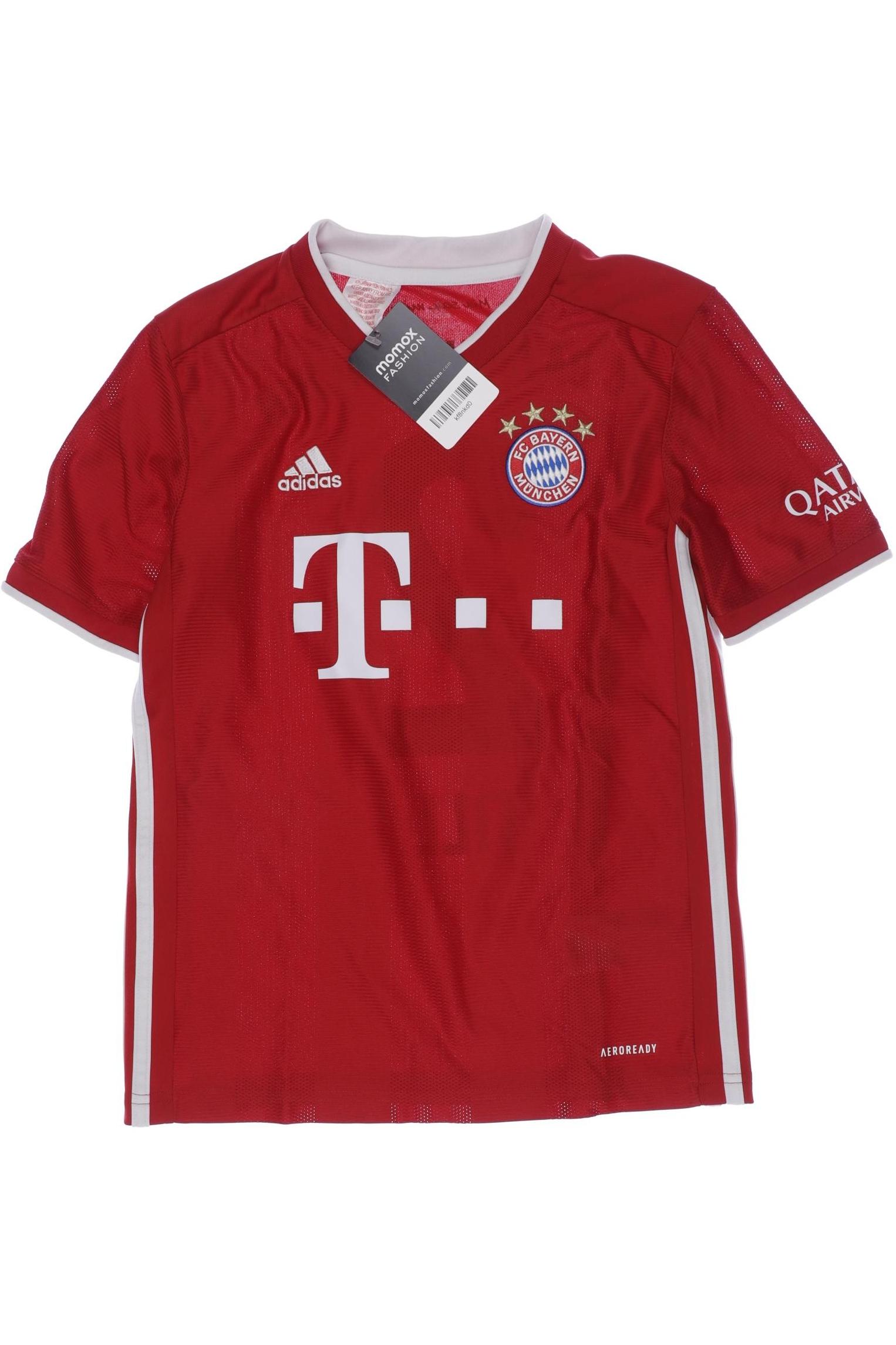 

adidas Herren T-Shirt, rot, Gr. 152
