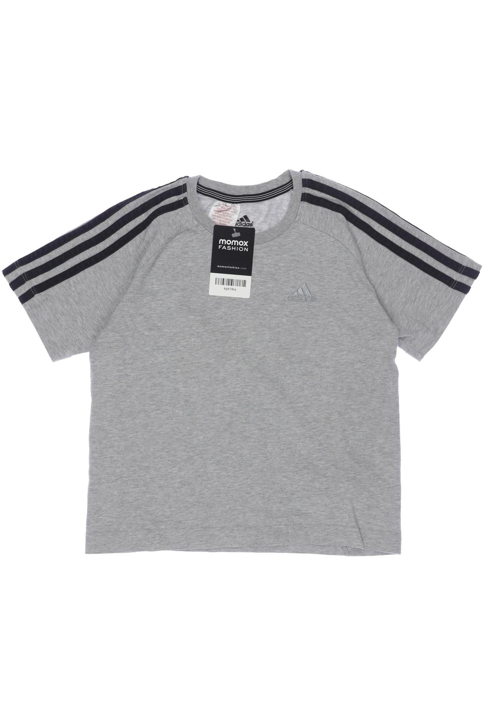 

adidas Herren T-Shirt, grau, Gr. 128