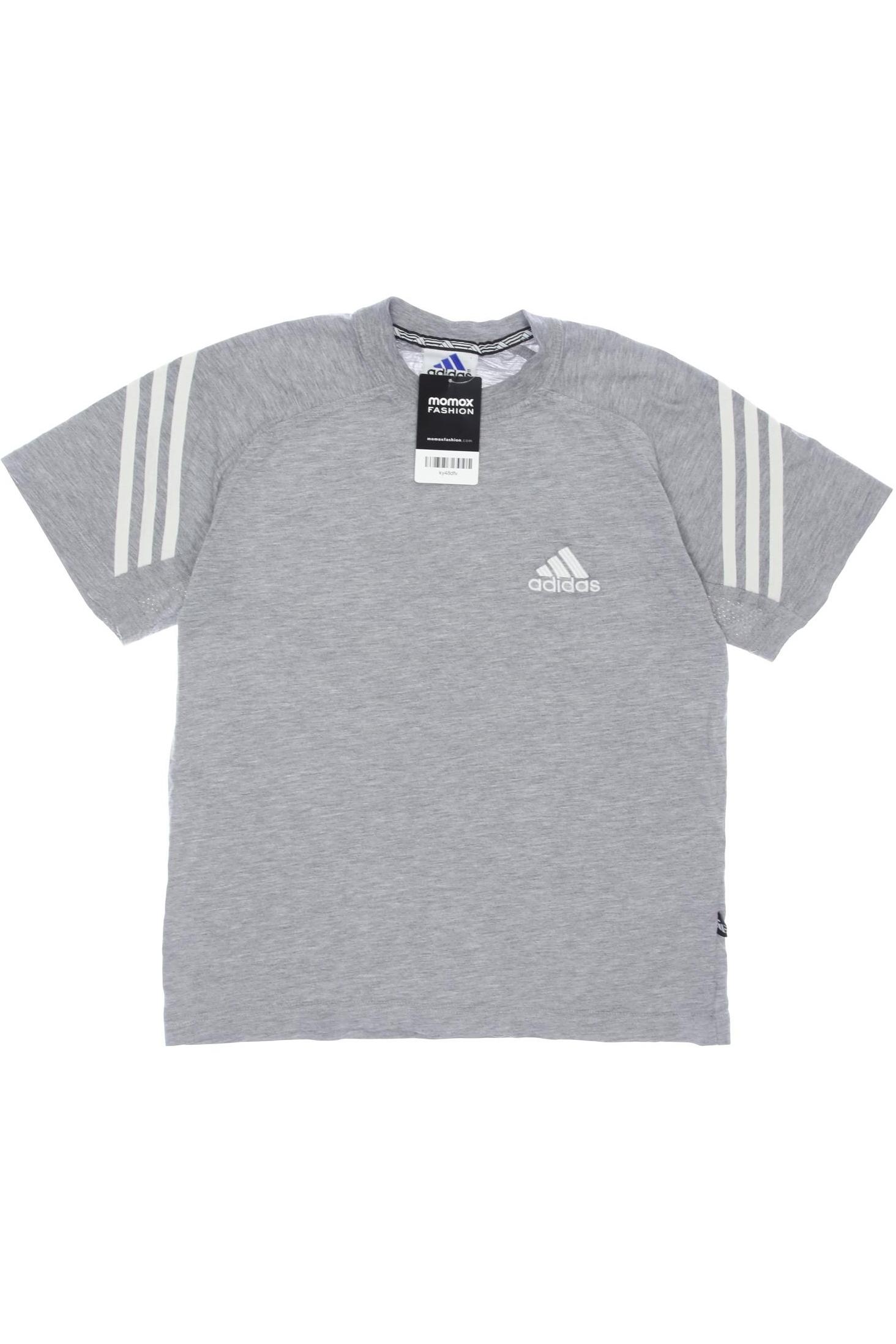 

adidas Herren T-Shirt, grau, Gr. 164