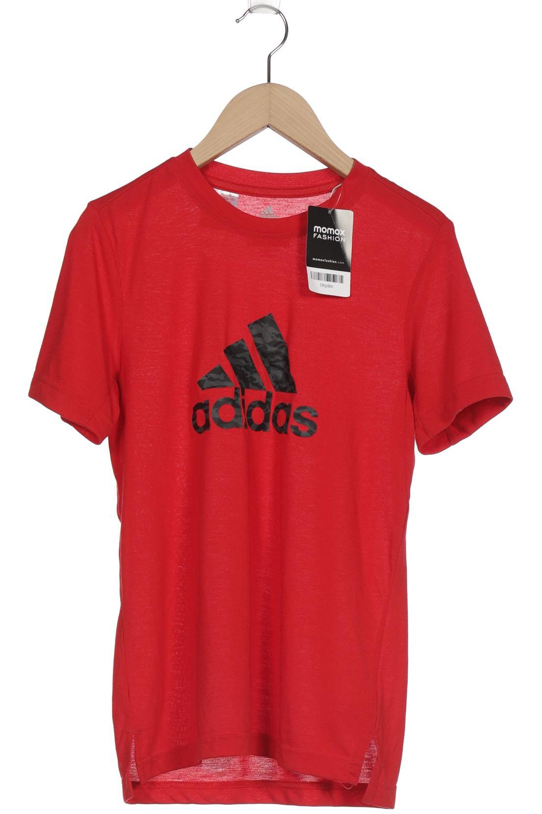 

adidas Herren T-Shirt, rot, Gr. 152
