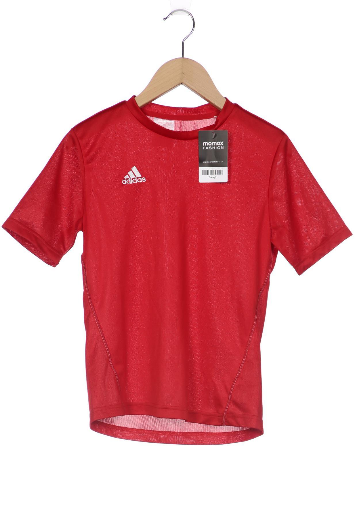 

adidas Herren T-Shirt, rot, Gr. 152