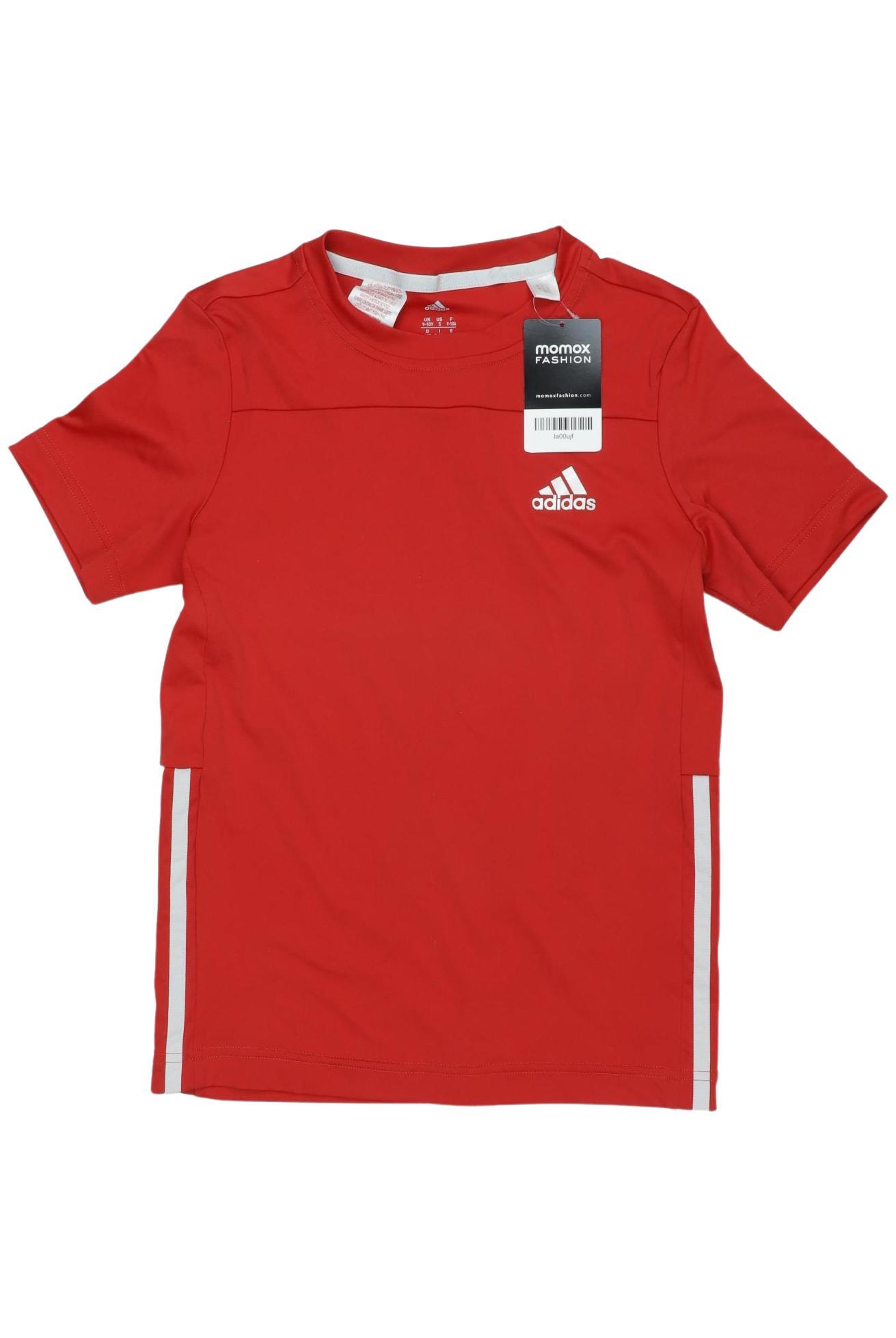 

adidas Herren T-Shirt, rot, Gr. 140