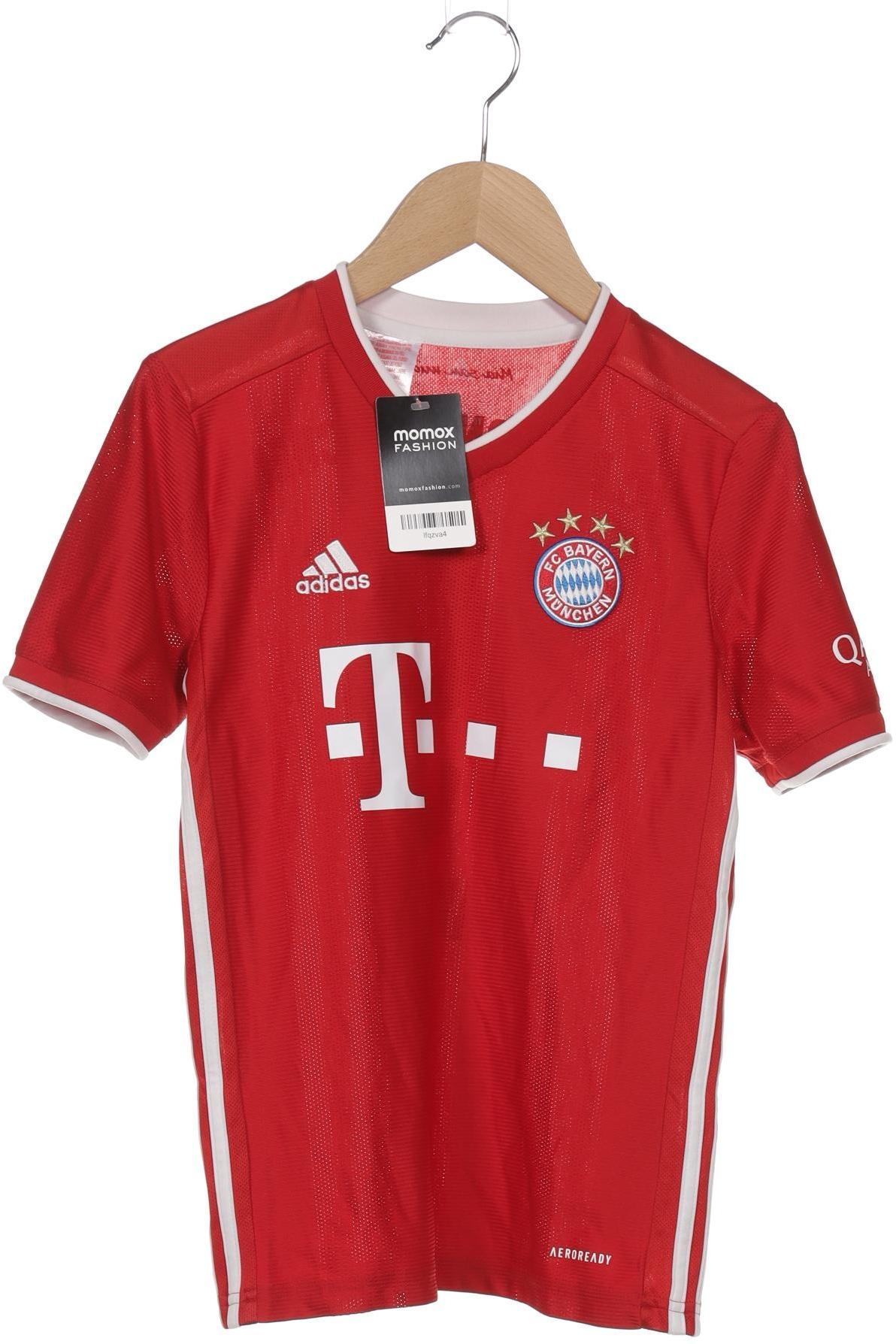

adidas Herren T-Shirt, rot, Gr. 152